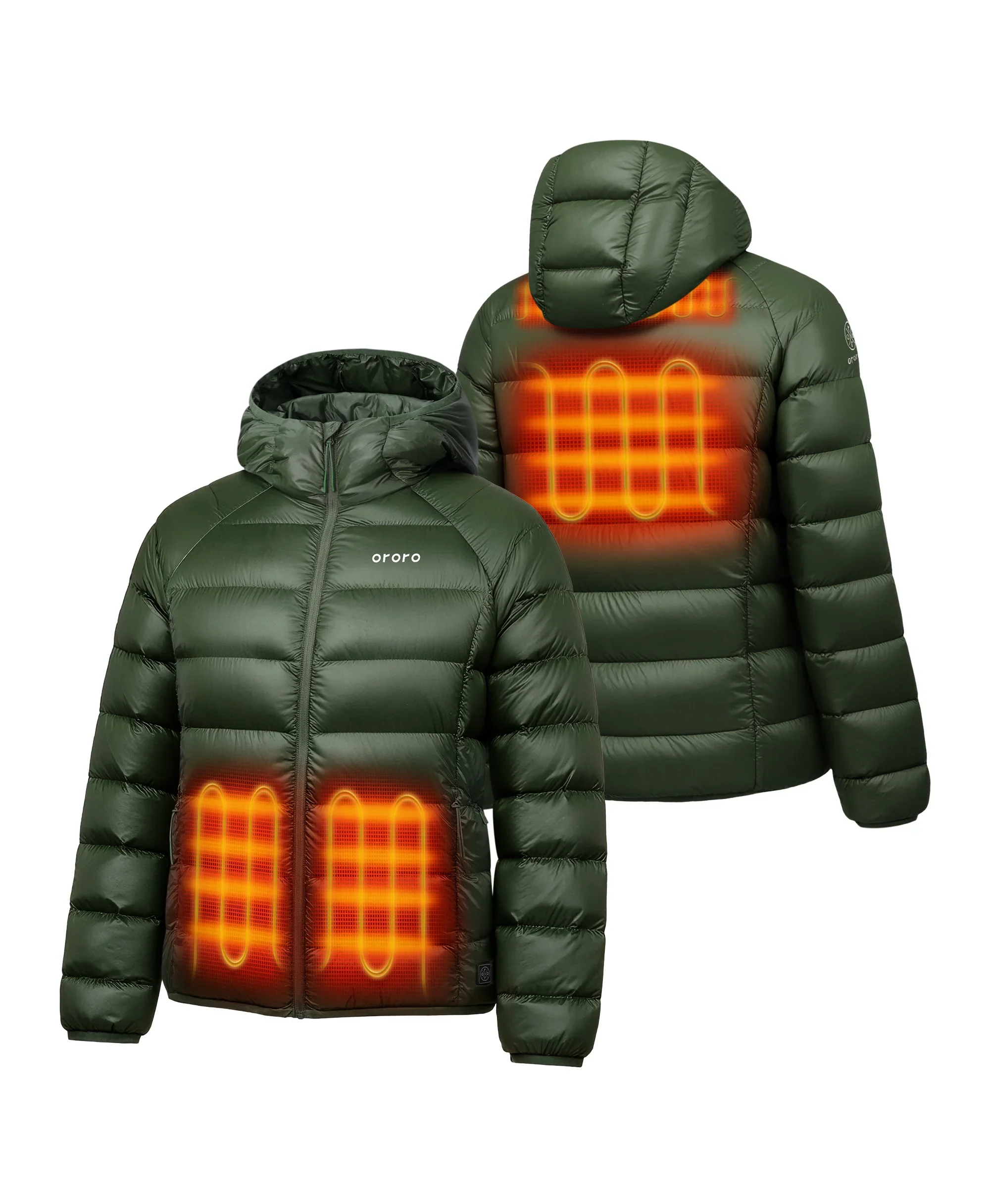 Aero Women's 4-Zone Packable Heated Down Jacket - Image 21