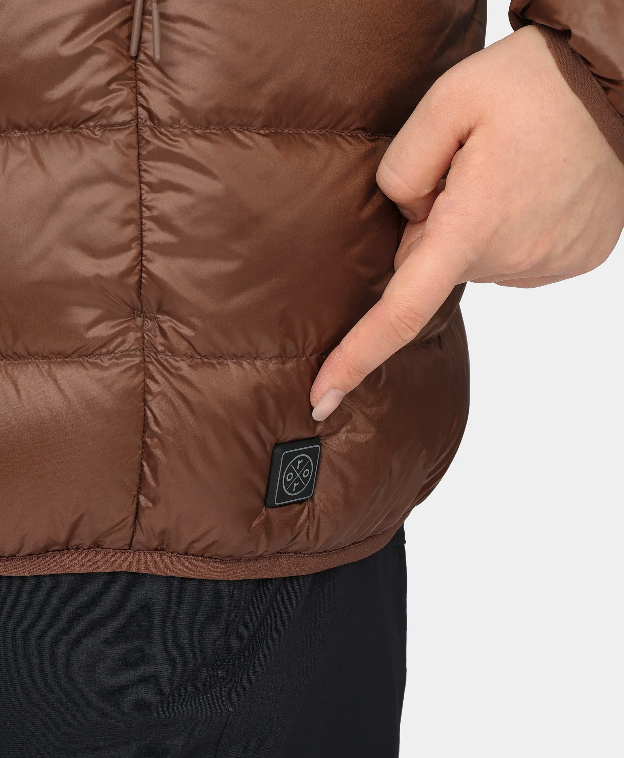 Aero Women's 4-Zone Packable Heated Down Jacket - Image 8
