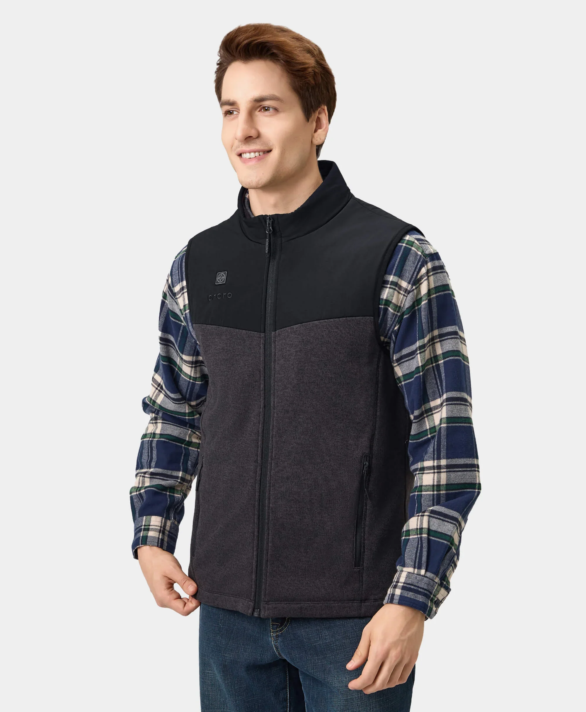 Augusta Men's Heated Sweater Fleece Vest (Apparel Only) - Image 17
