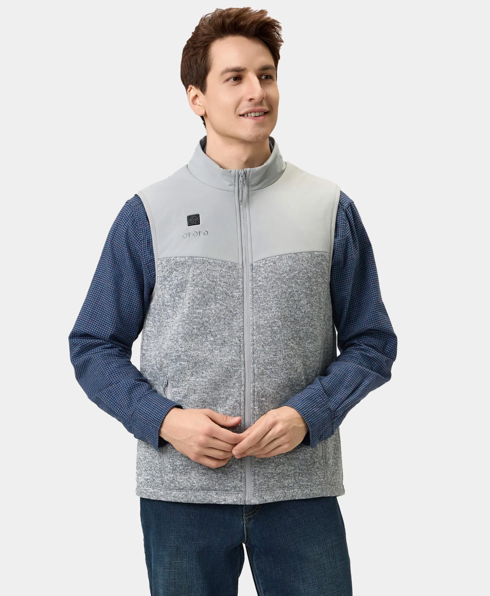 Augusta Men's Heated Sweater Fleece Vest (Apparel Only) - Image 6