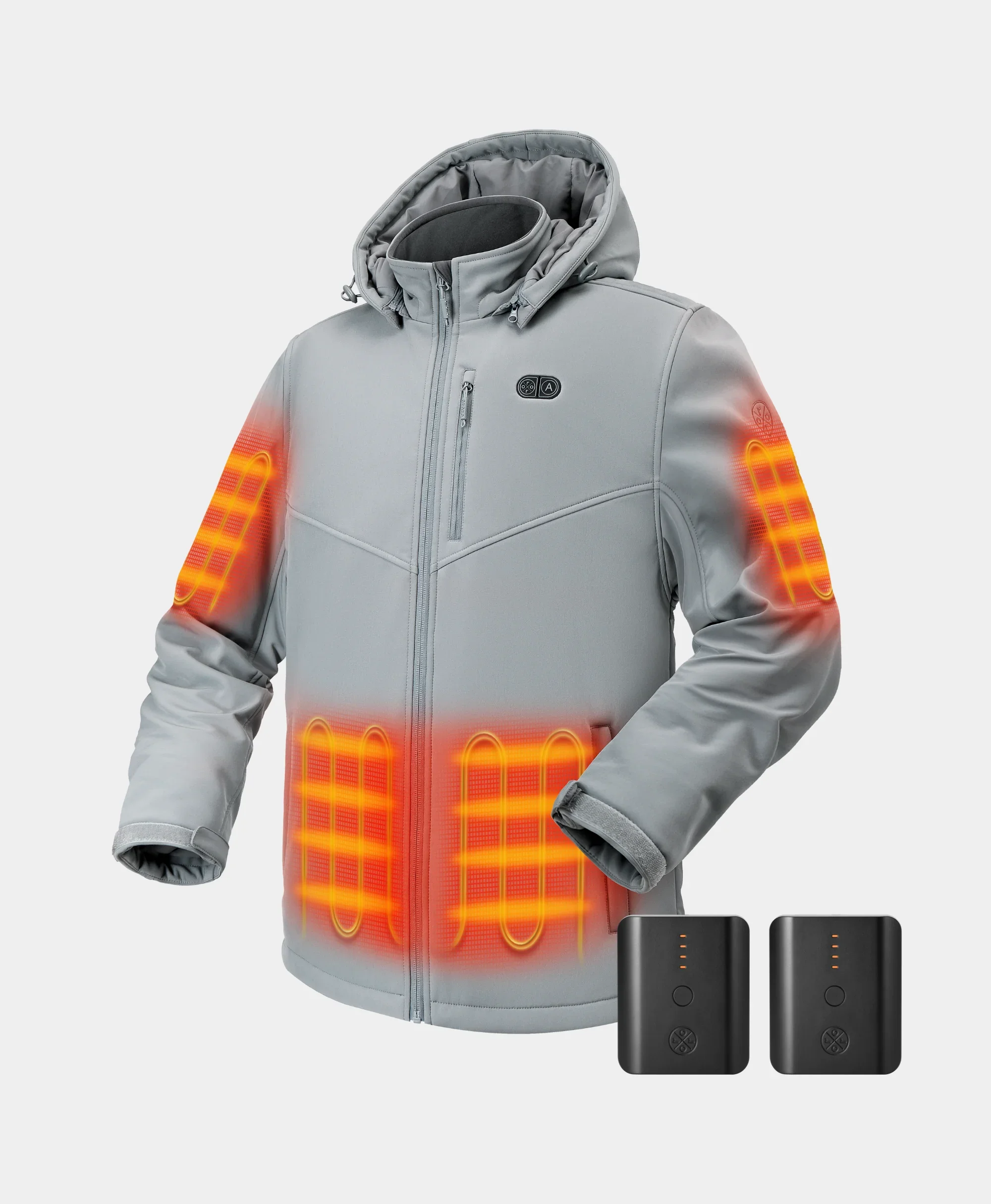 Bundle Deal - Men's Heated Dual Control Jacket (Pocket Heating) & Extra PD 5K Battery - Image 30