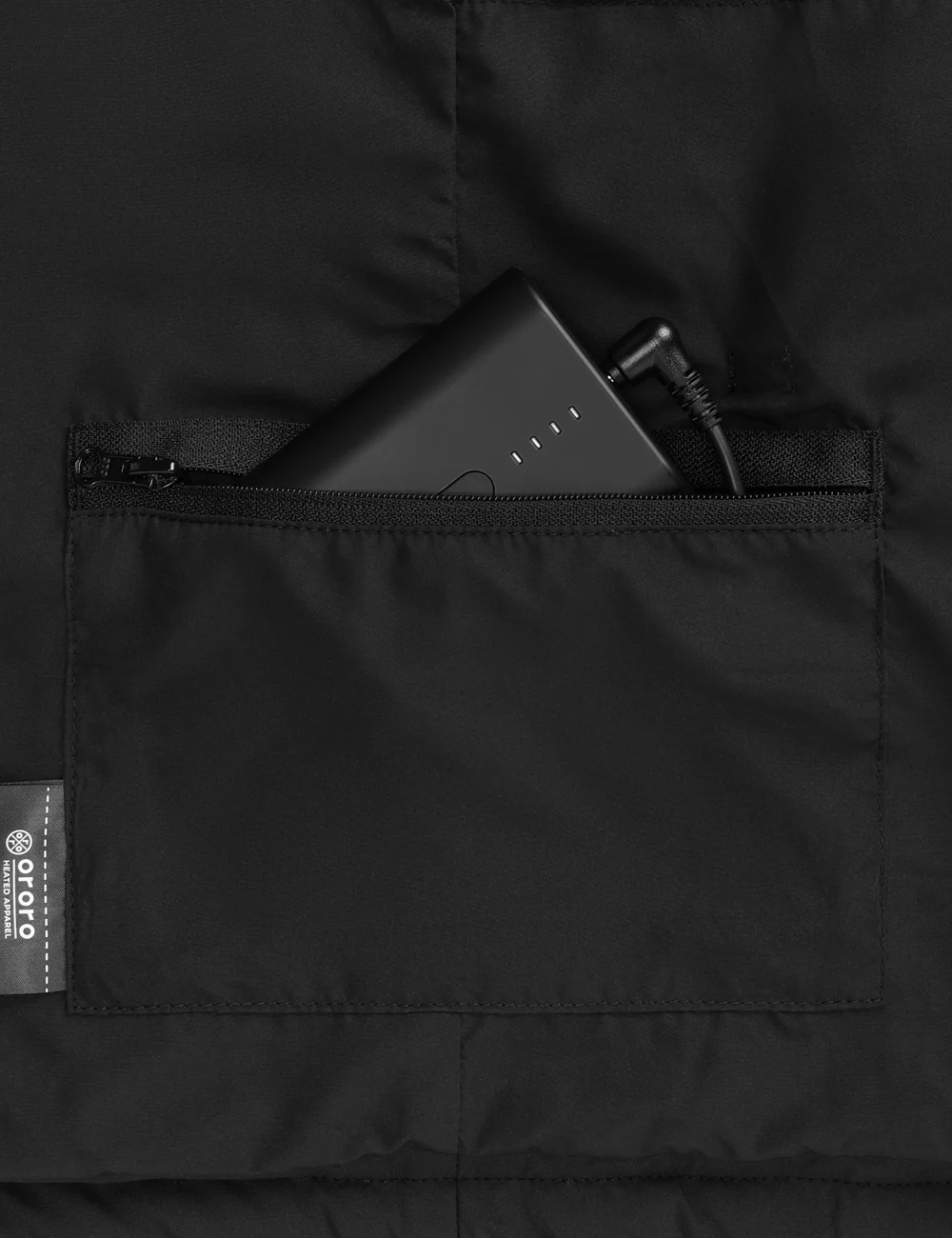 Bundle Deal - Men's Heated Quilted Vest  & Extra Mini 5K Battery - Image 12
