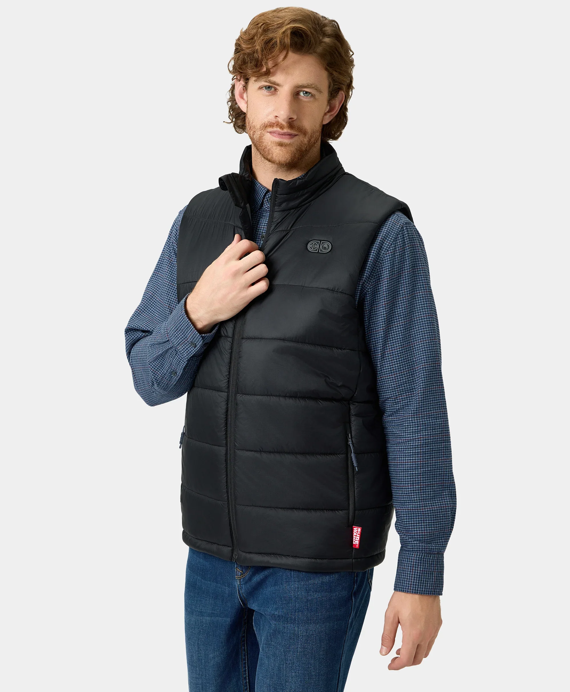 SureWarm® Men's 7-Zone Dual-Control Classic Pro Heated Vest - Image 3