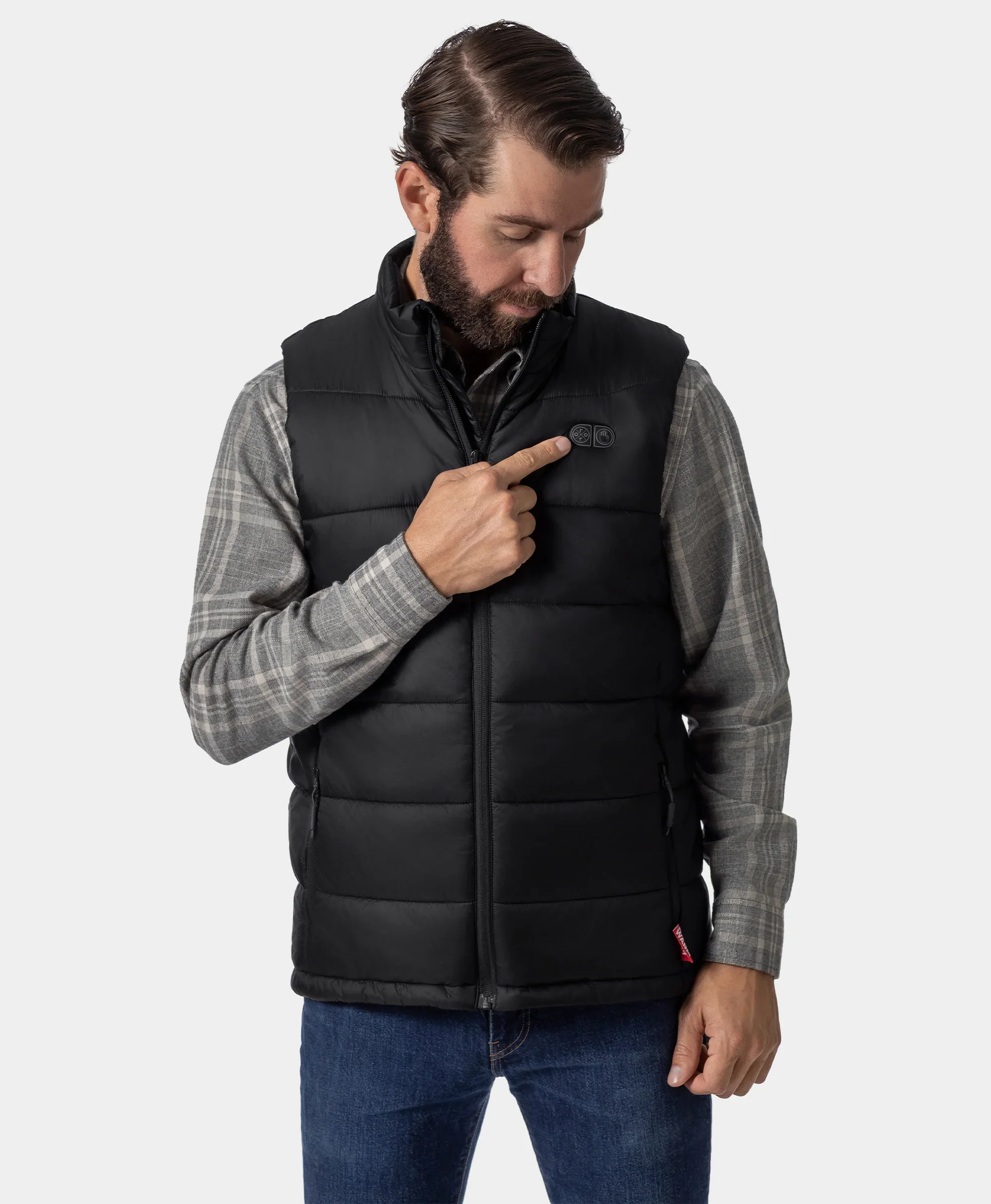 SureWarm® Men's 7-Zone Dual-Control Classic Pro Heated Vest - Image 7