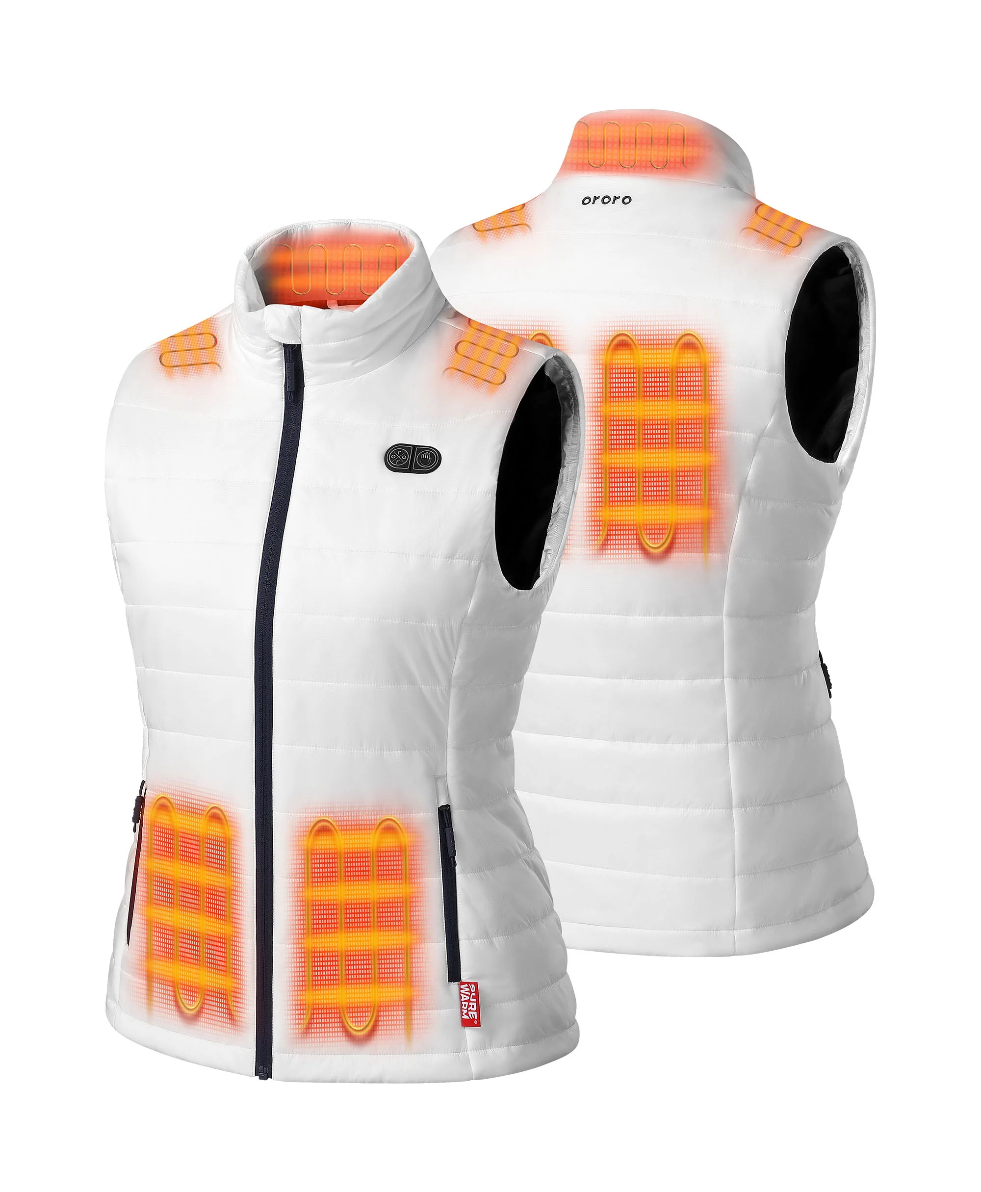 SureWarm® Women's 7-Zone Dual-Control Classic Pro Heated Vest - Image 19