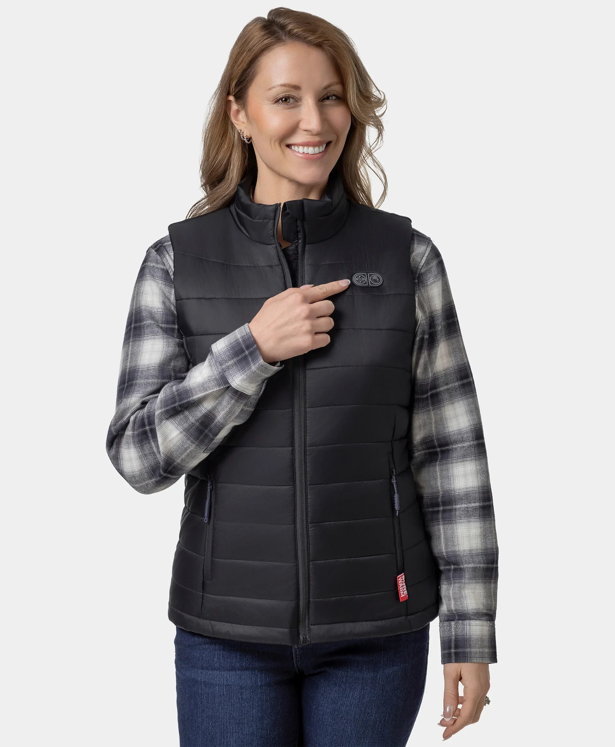 SureWarm® Women's 7-Zone Dual-Control Classic Pro Heated Vest - Image 6