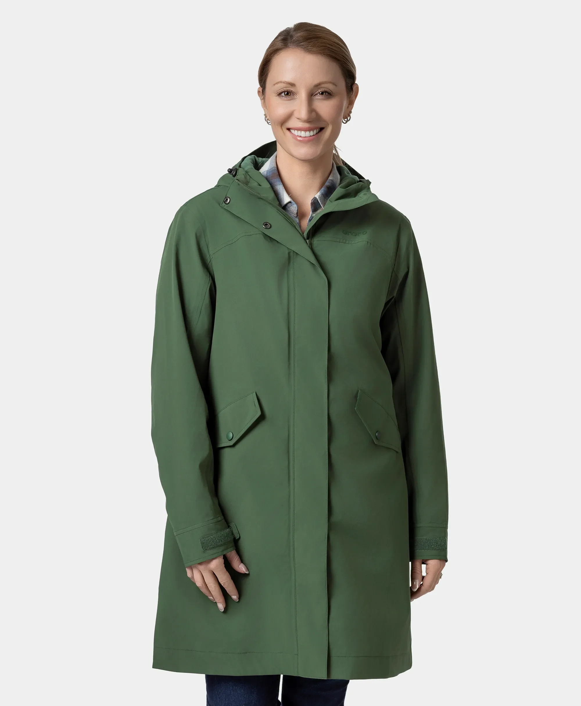 Downtown Women's Heated Rain Trench (Apparel Only)