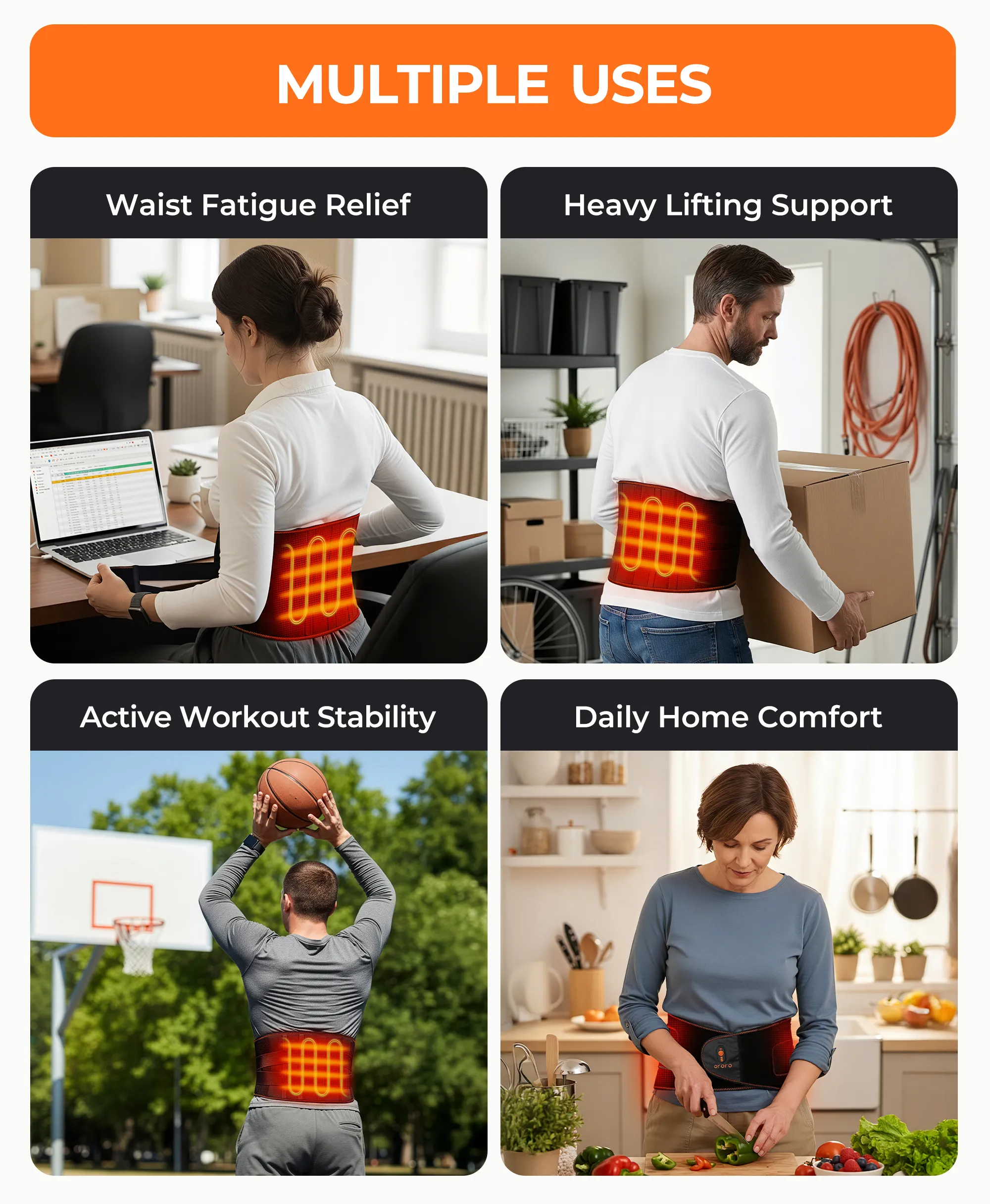 Evergard Heated Waist Brace - Image 3