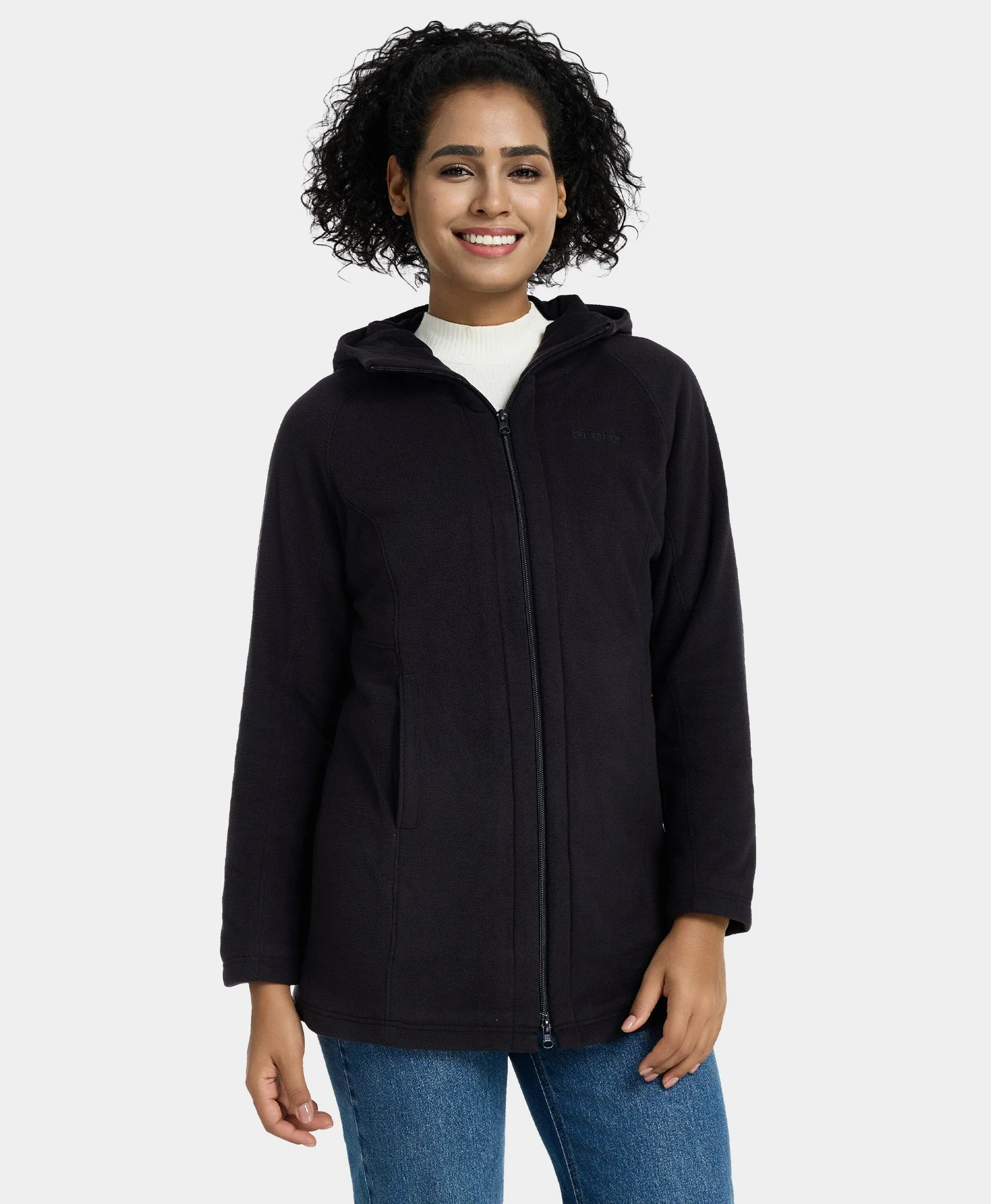 Felicity Women's Heated Fleece Hoodie Jacket - Image 20