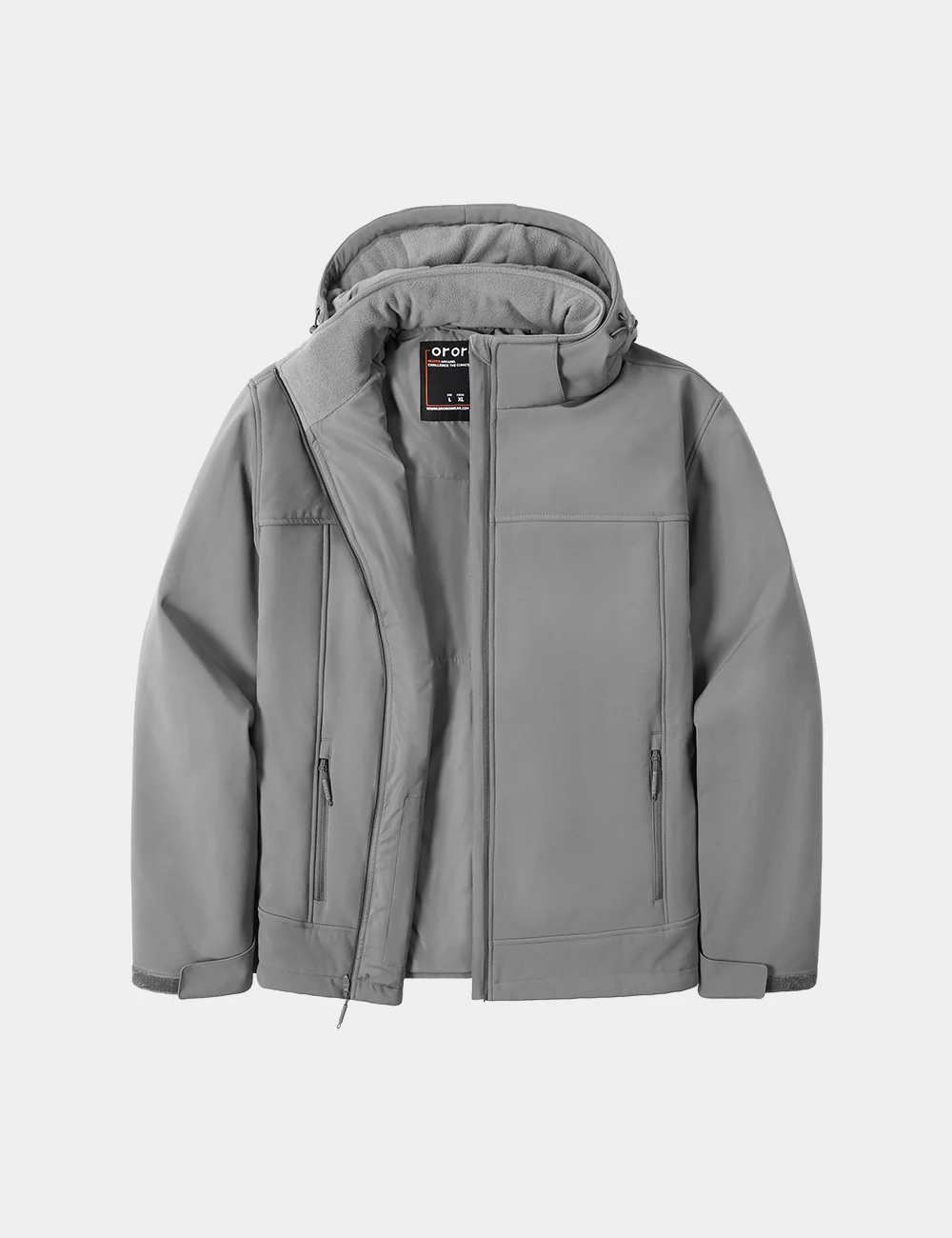Final Sale - Men's Classic Heated Jacket - Gray (Battery Set Not Included) - Image 3