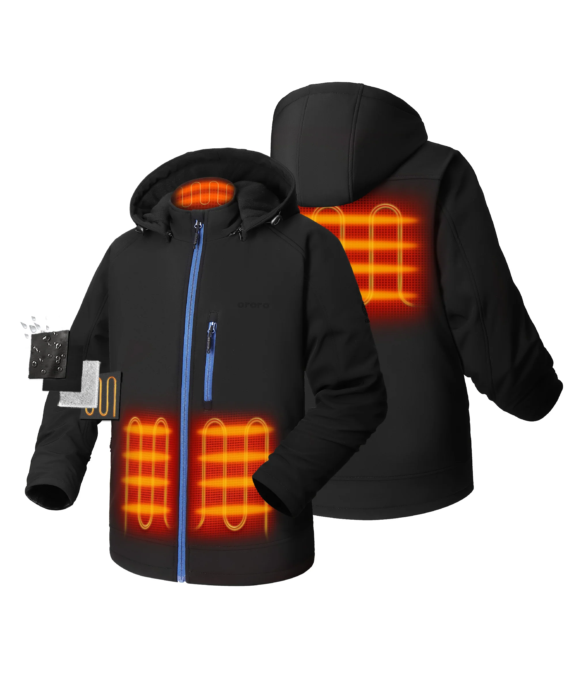 Men's 4-Zone Classic Heated Jacket (Final Sale) - Image 2
