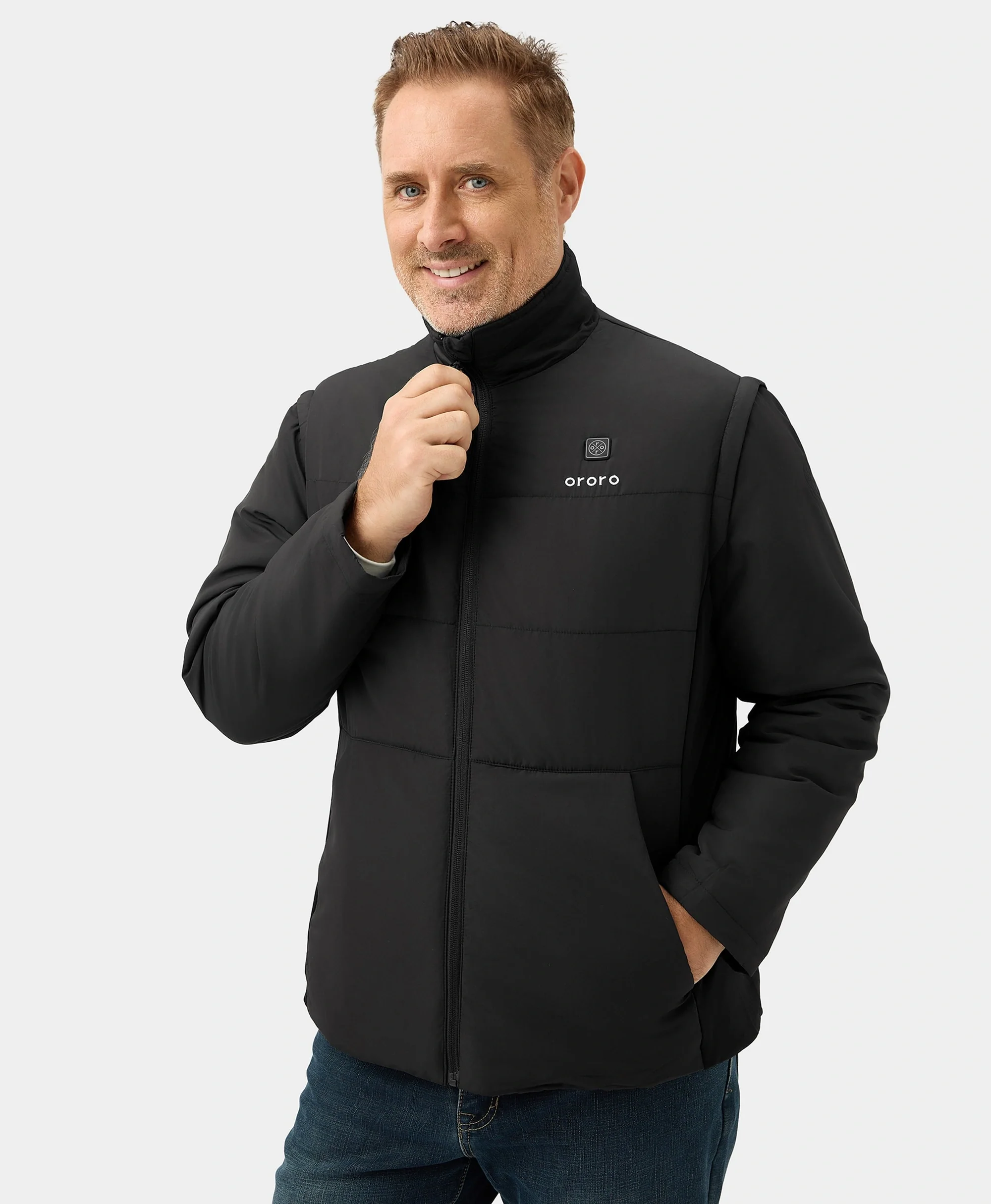 Men's Heated Golf Jacket (with Zip-Off Sleeves) (Apparel Only) - Image 10