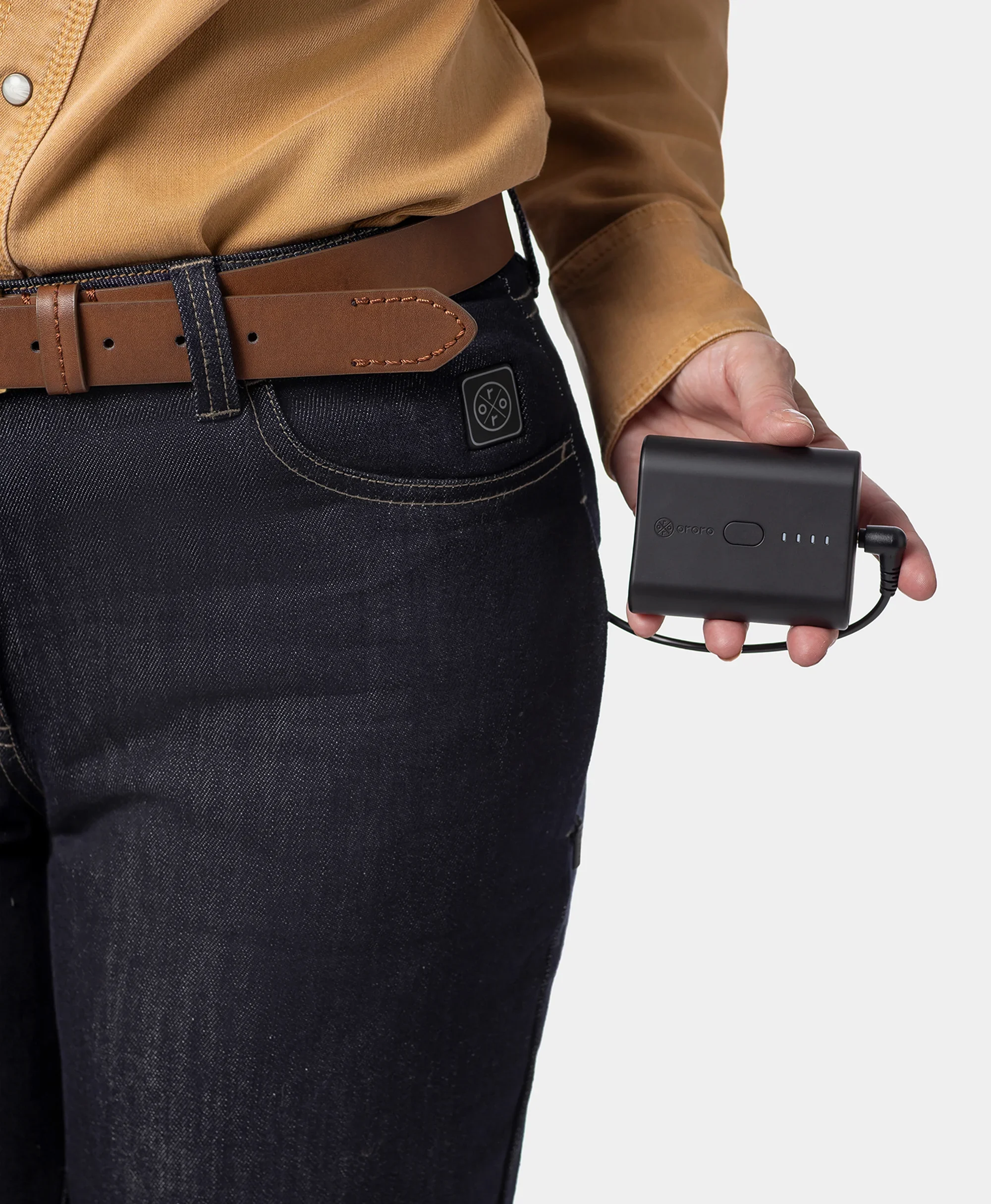 Heatenim Women’s Heated Denim Pants with Fleece Lining - Image 7