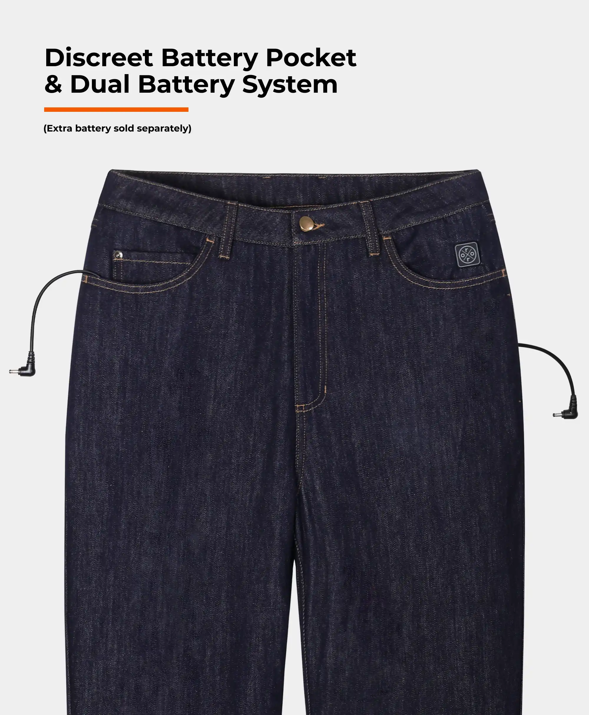 Heatenim Women’s Heated Denim Pants with Fleece Lining - Image 8