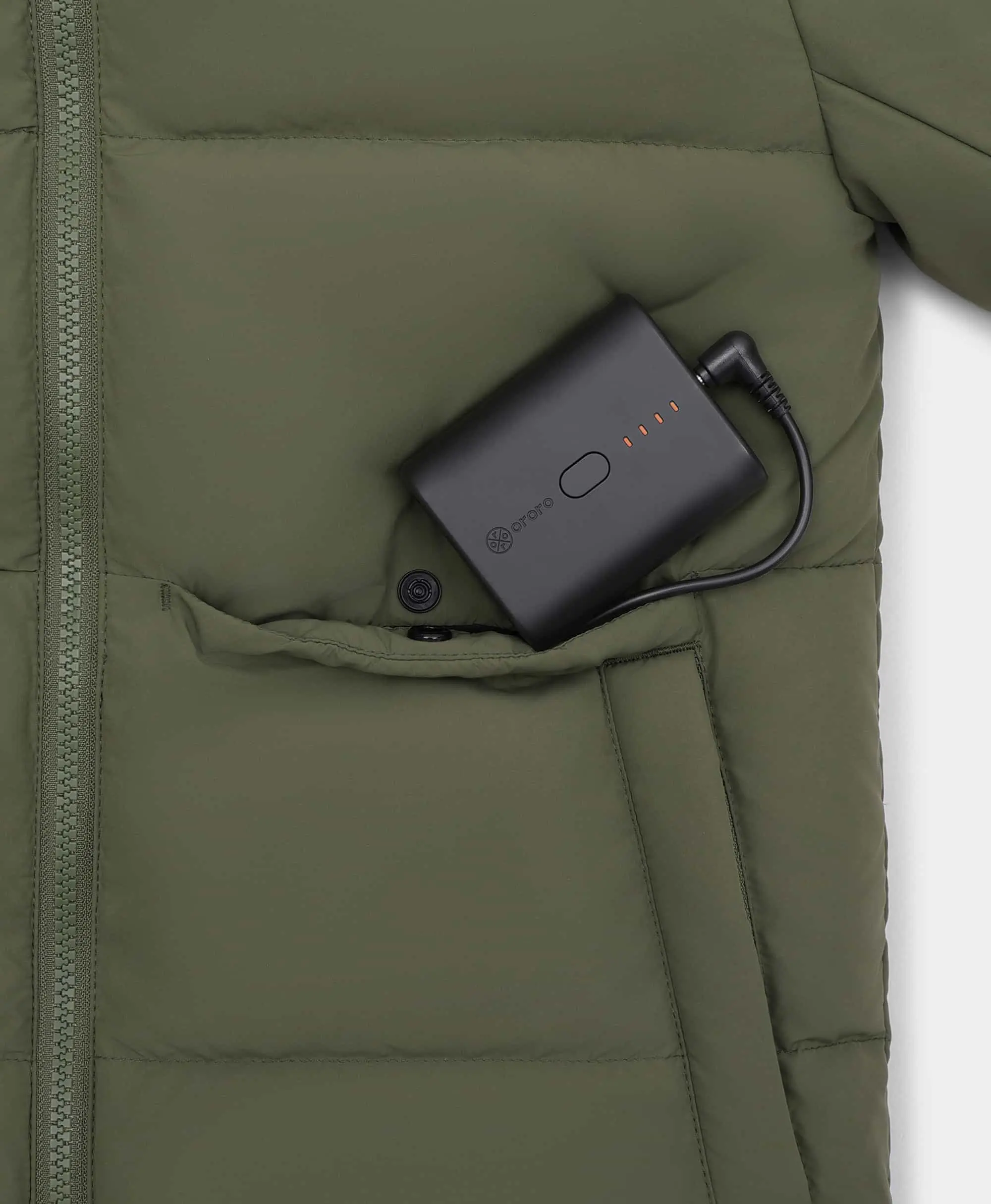 Kids' 4-Zone Heated Down Jacket - Image 7