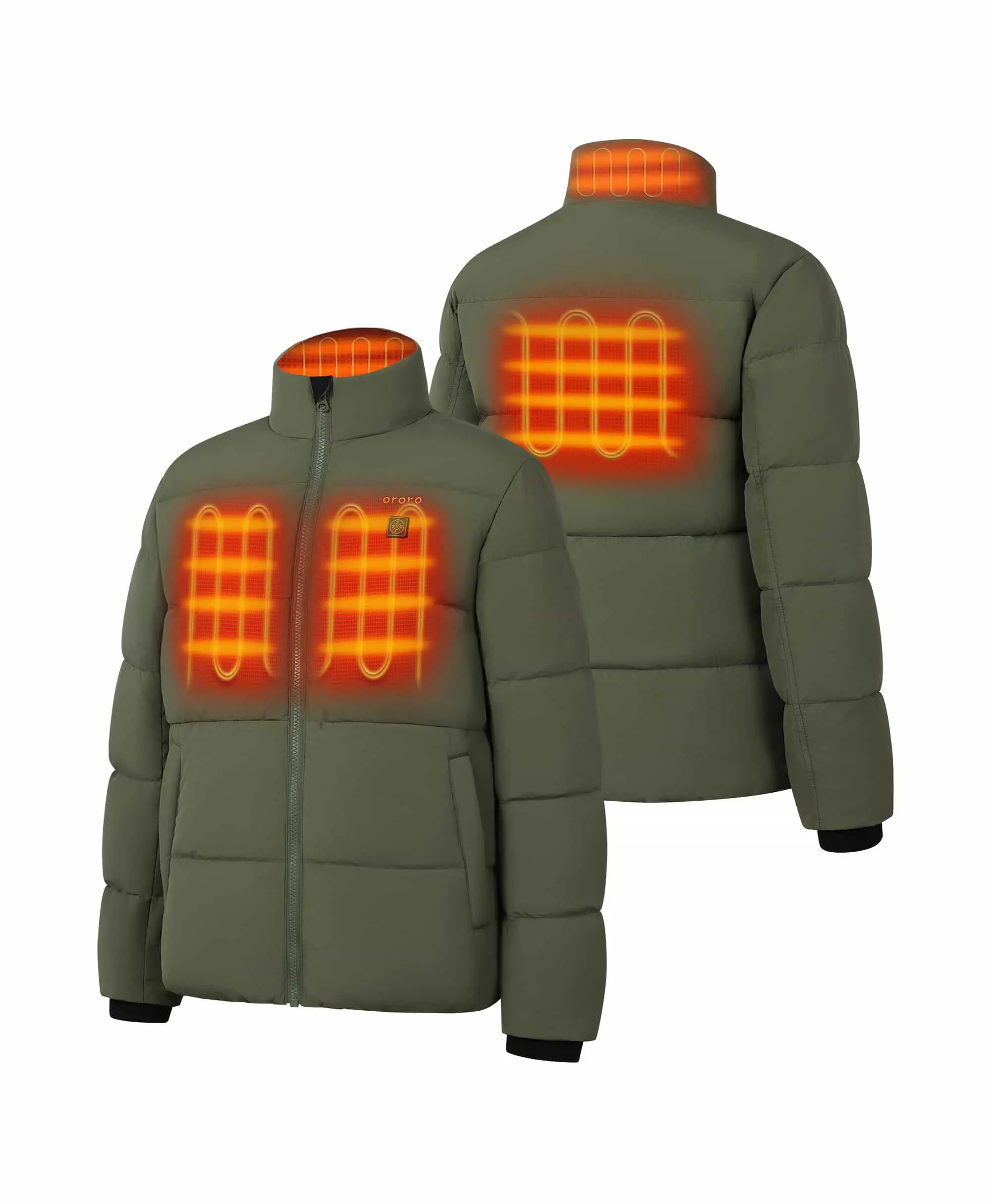 Kids' 4-Zone Heated Down Jacket - Image 2