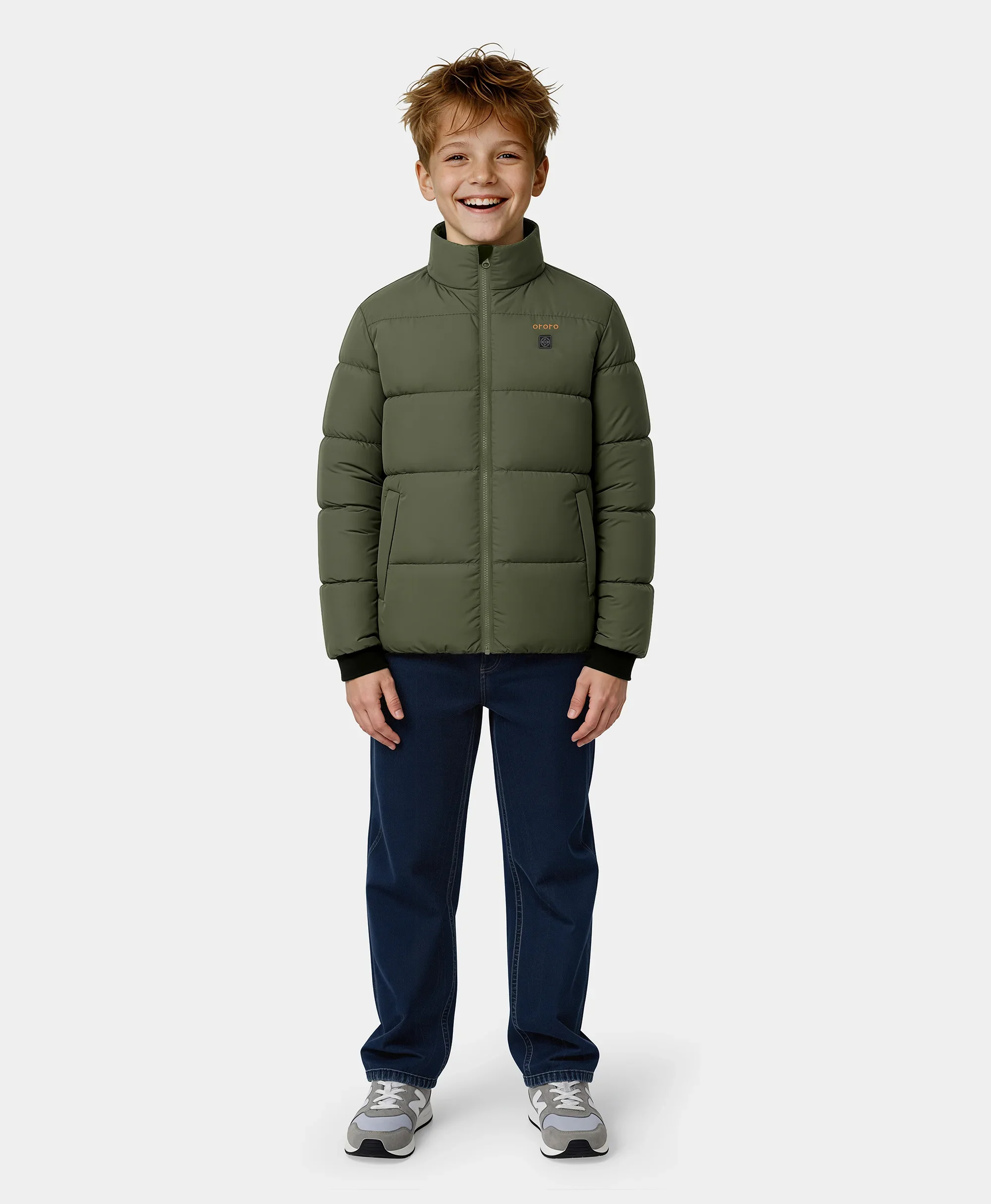 Kids' 4-Zone Heated Down Jacket - Image 3