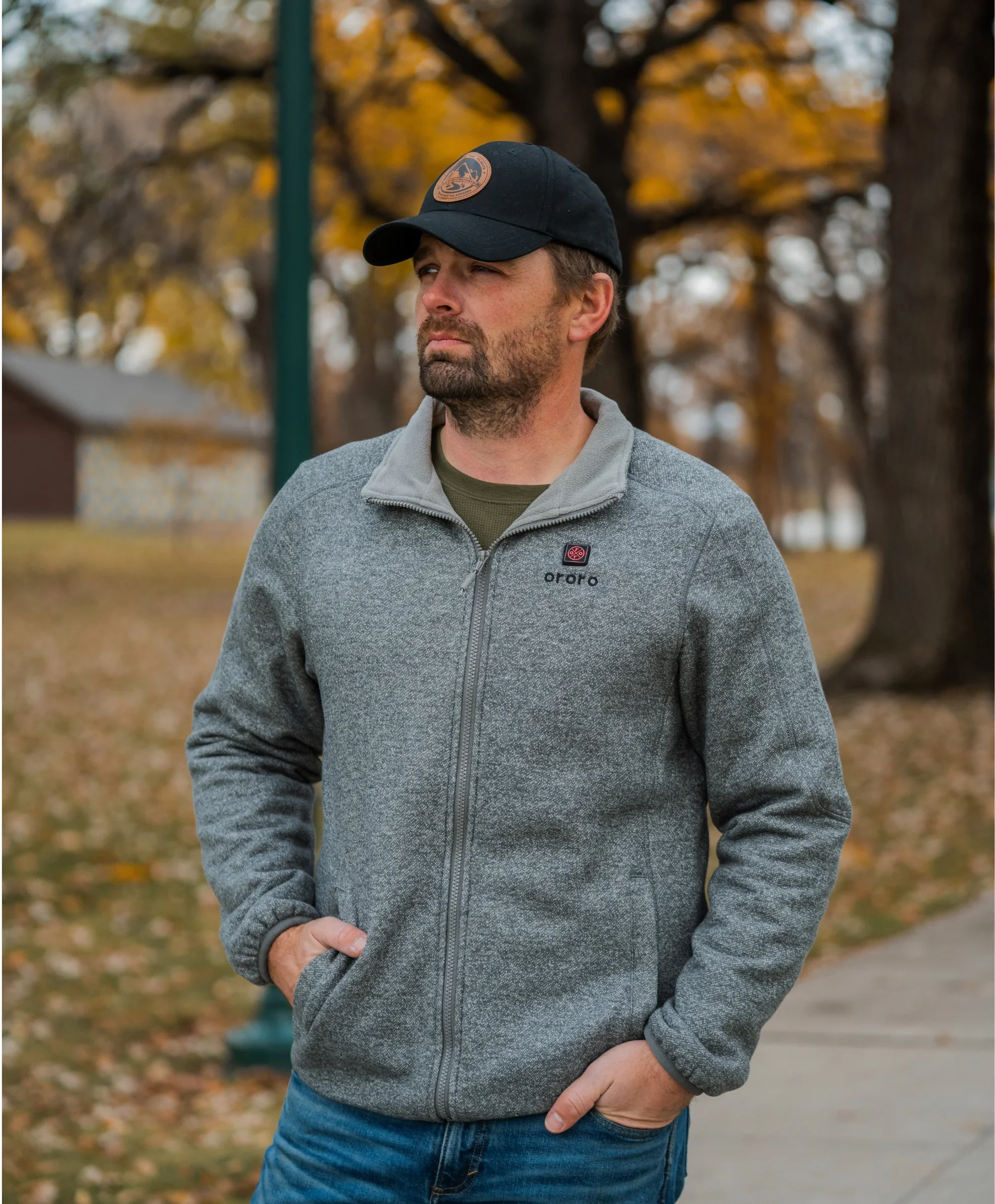 Men's Heated Full-Zip Fleece Jacket - Image 3