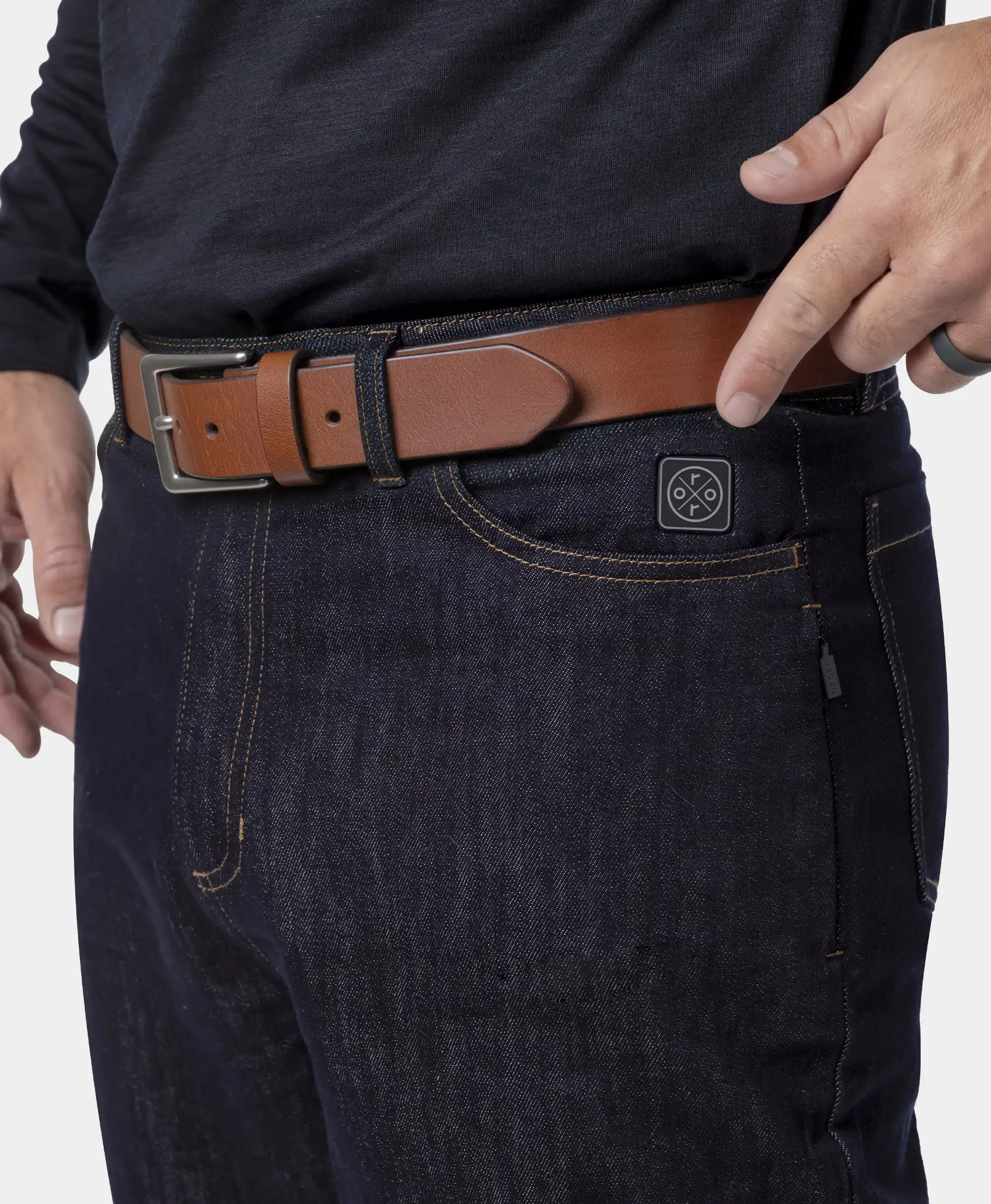 Men’s Heated Denim Pants with Fleece Lining (Apparel Only) - Image 7