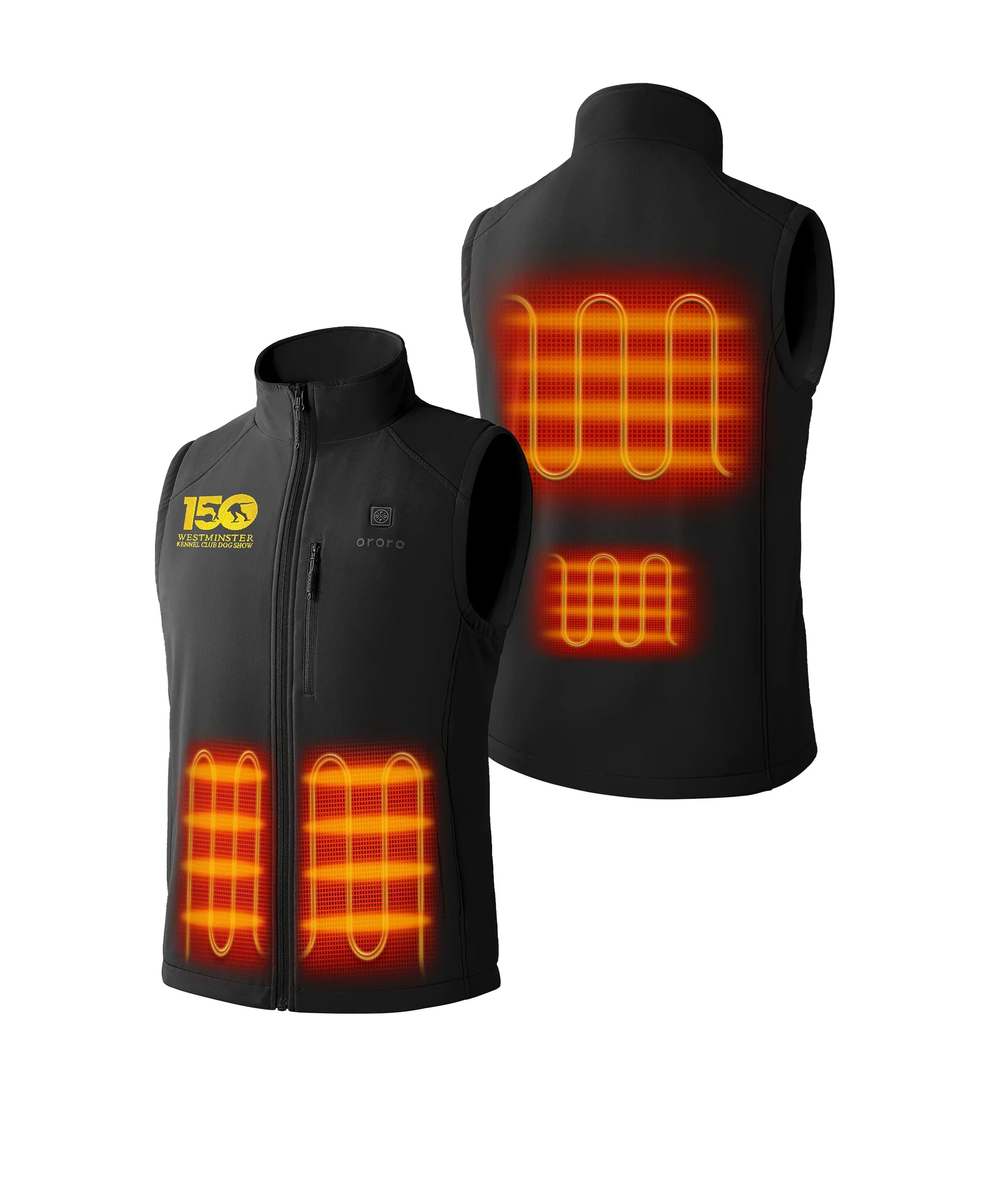 Men's 4-Zone Heated Softshell Vest - WKC 150th Anniversary Edition - Image 2