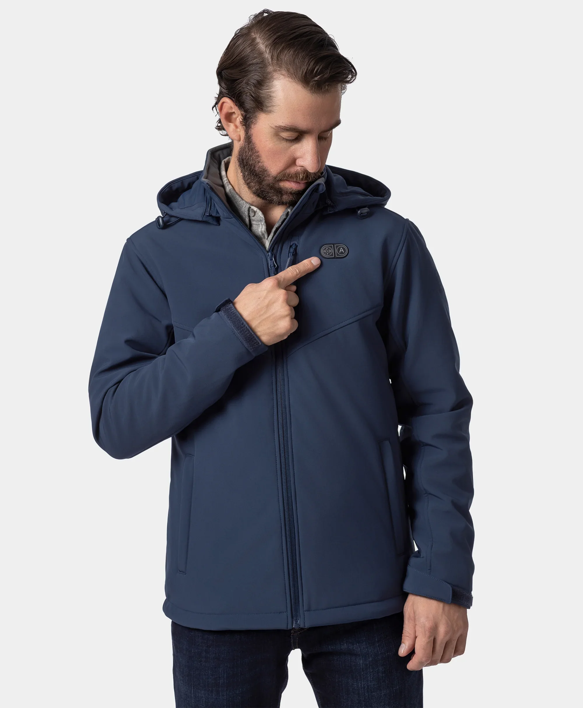 Men's Heated Dual Control Jacket with 5 Heating Zones (Pocket Heating) - Image 18