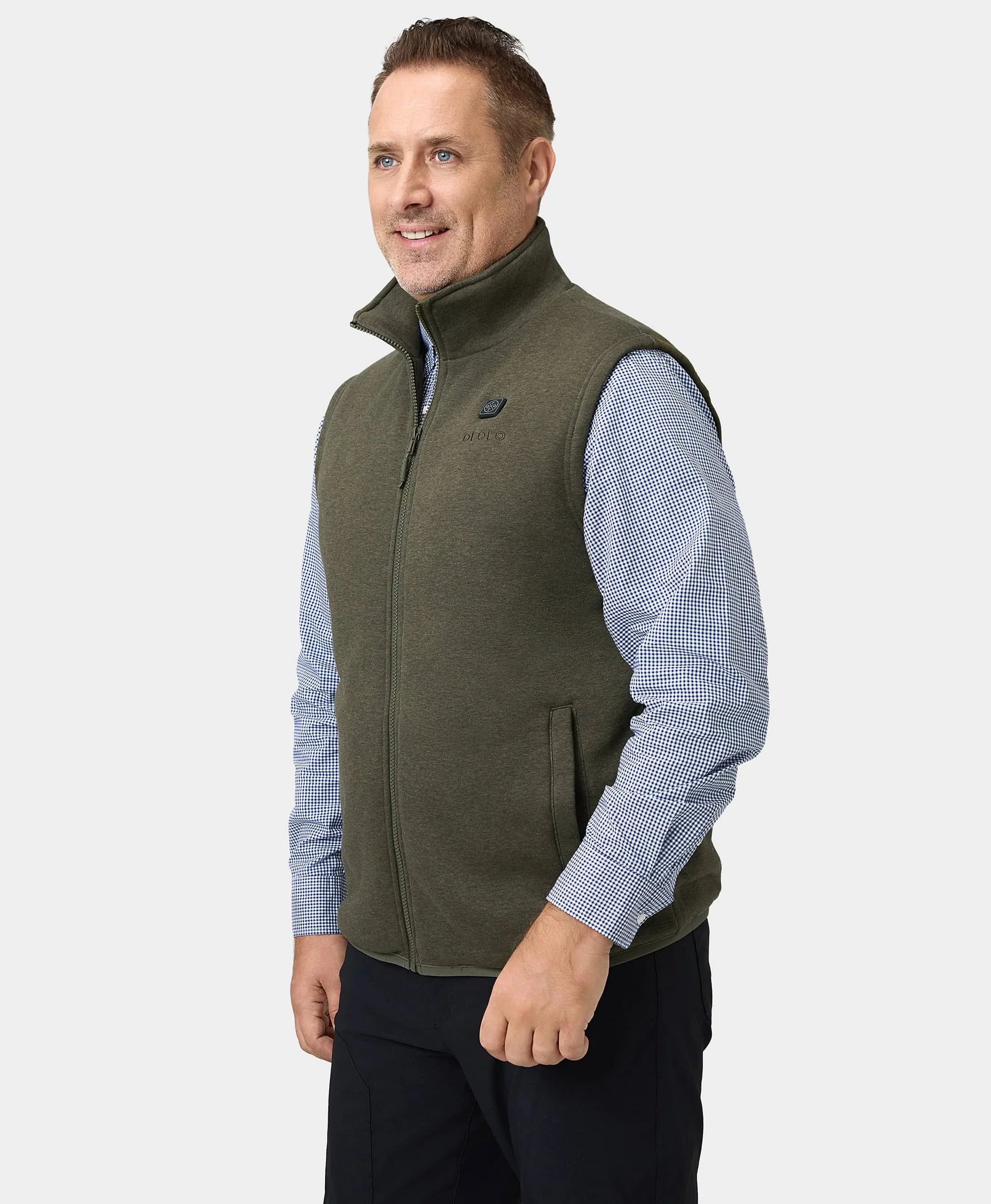 Men's Heated Fleece Vest - New Colors (Final Sale) - Image 3