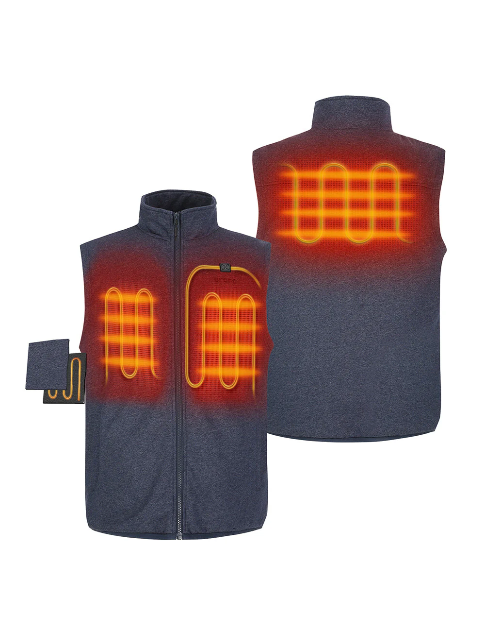 Men's Heated Fleece Vest (Apparel Only) (Final Sale) - Image 56