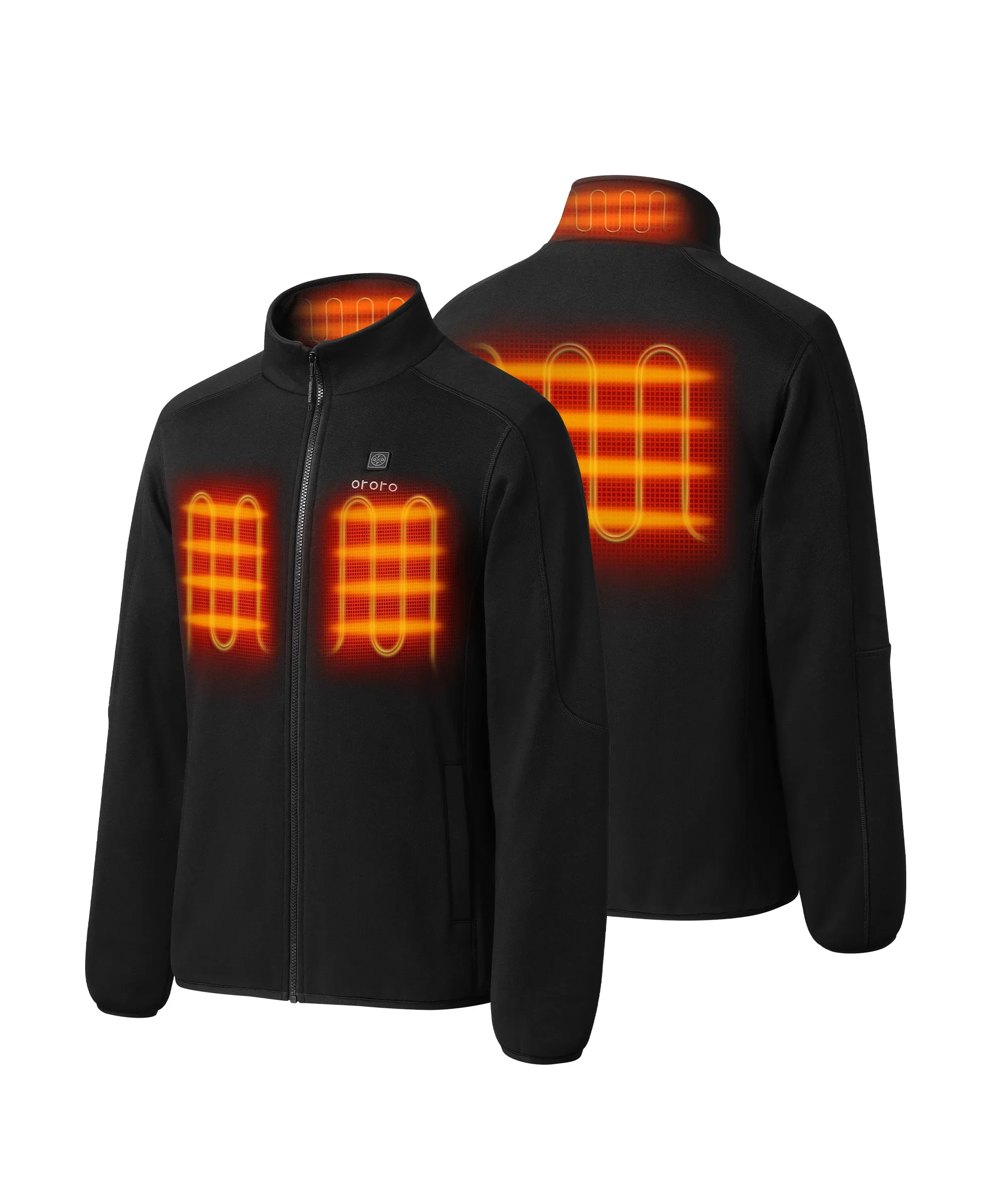 Men's Heated Full-Zip Fleece Jacket - Image 11