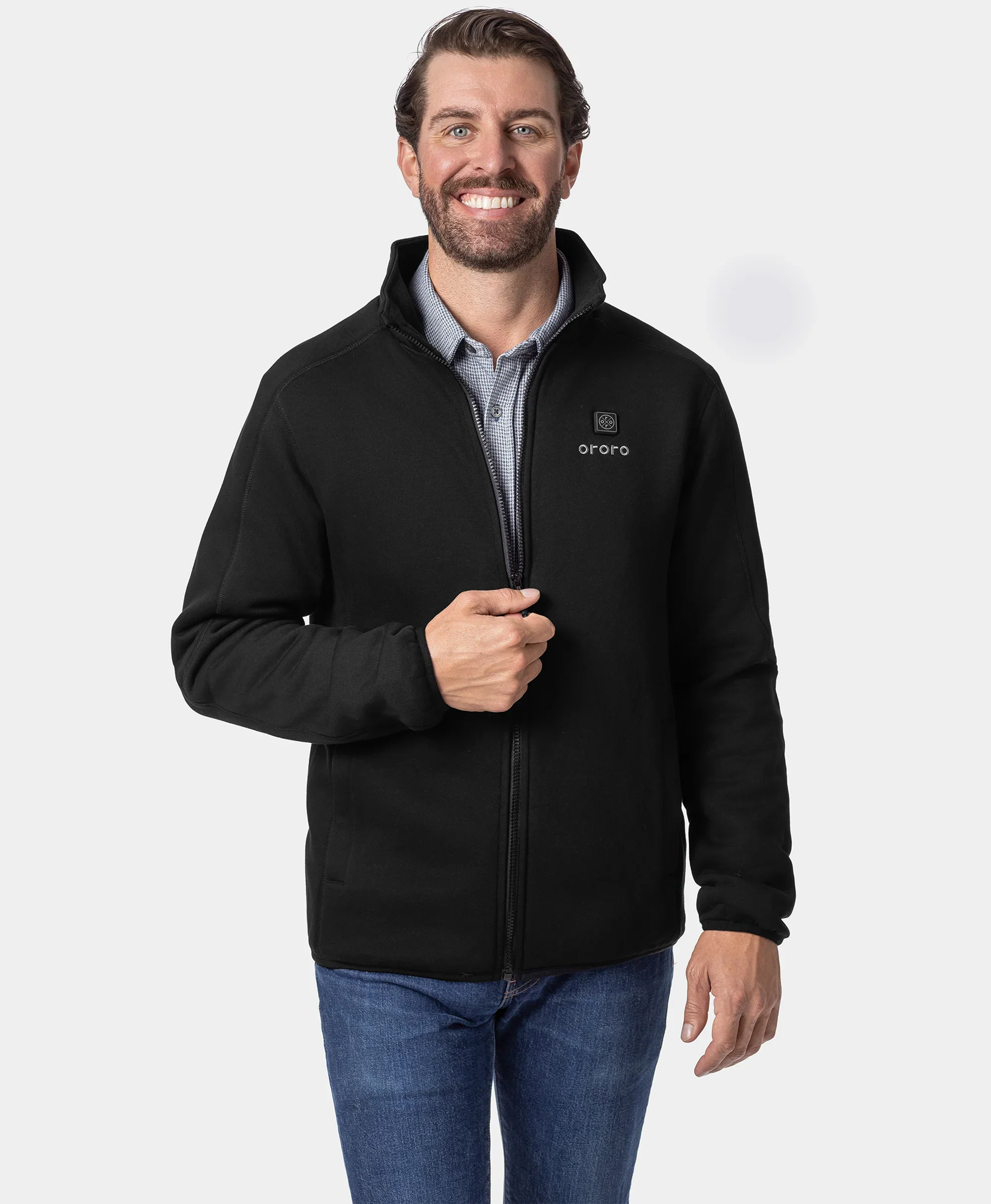 Men's Heated Full-Zip Fleece Jacket - Image 13
