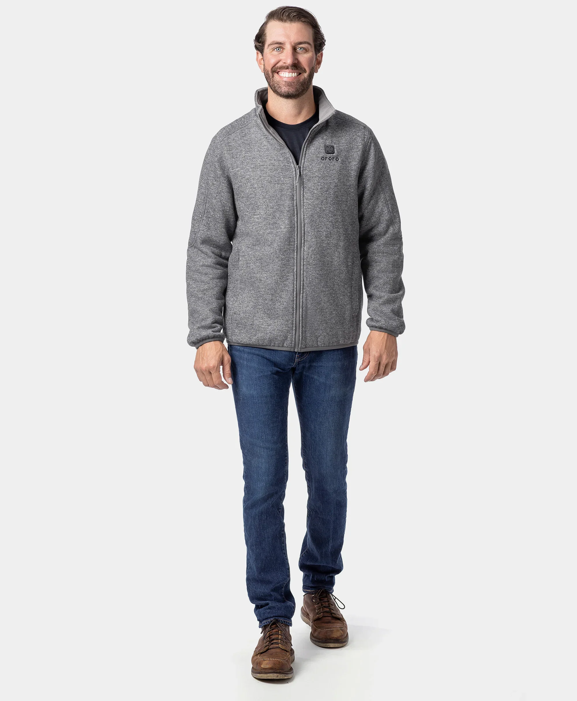 Men's Heated Full-Zip Fleece Jacket - Image 5