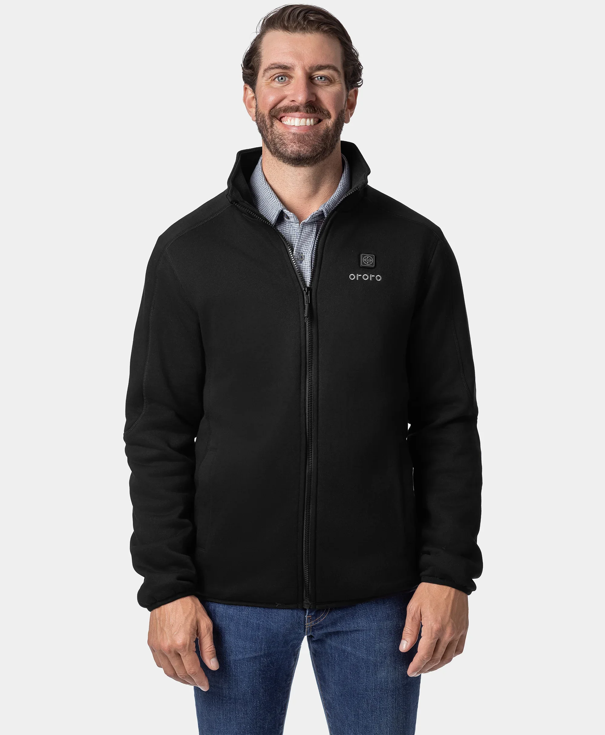 Men's Heated Full-Zip Fleece Jacket - Image 10