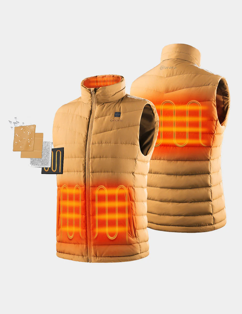 Men's Heated Lightweight Down Vest (Apparel Only) - Image 16