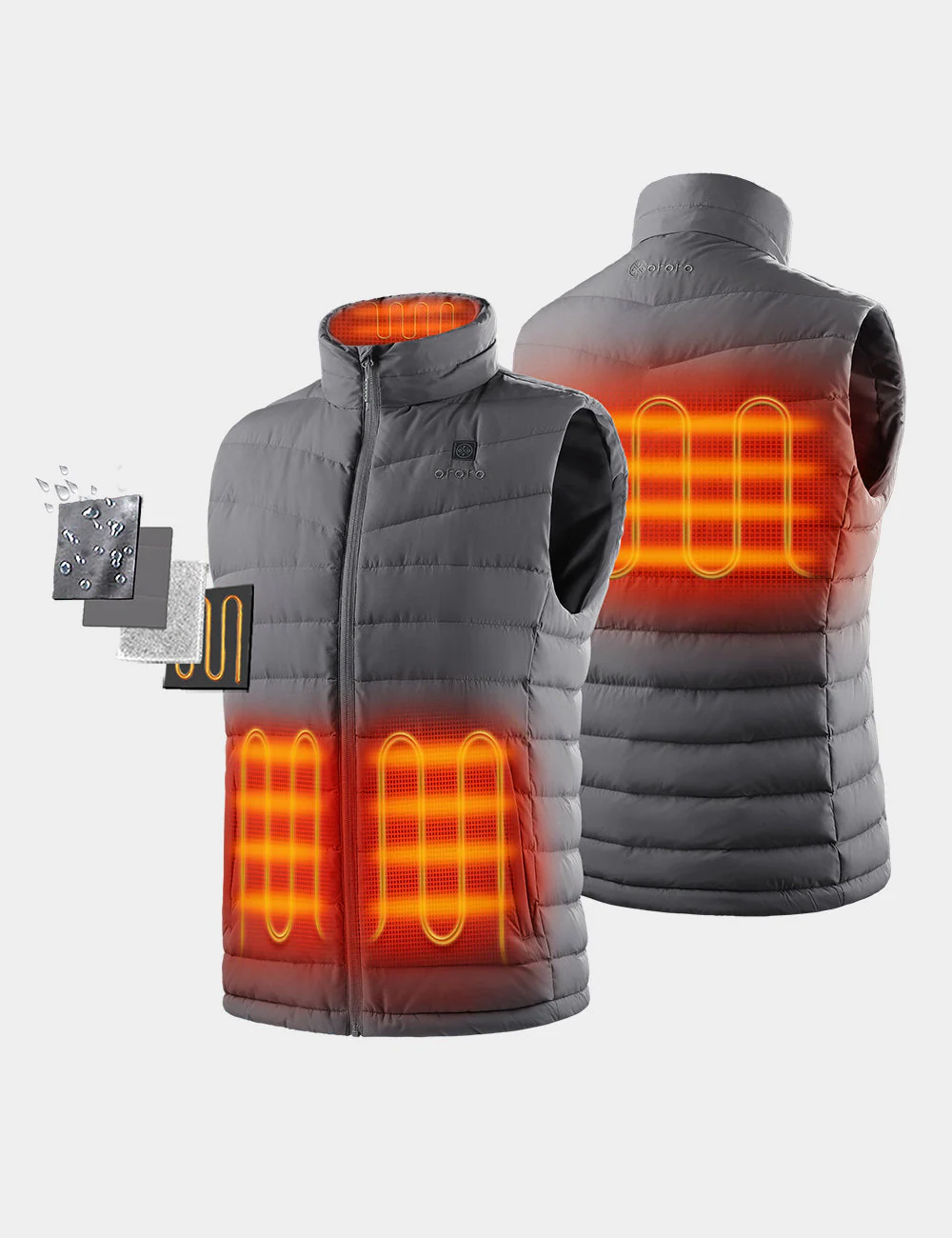 Men's Heated Lightweight Down Vest (Apparel Only) - Image 40