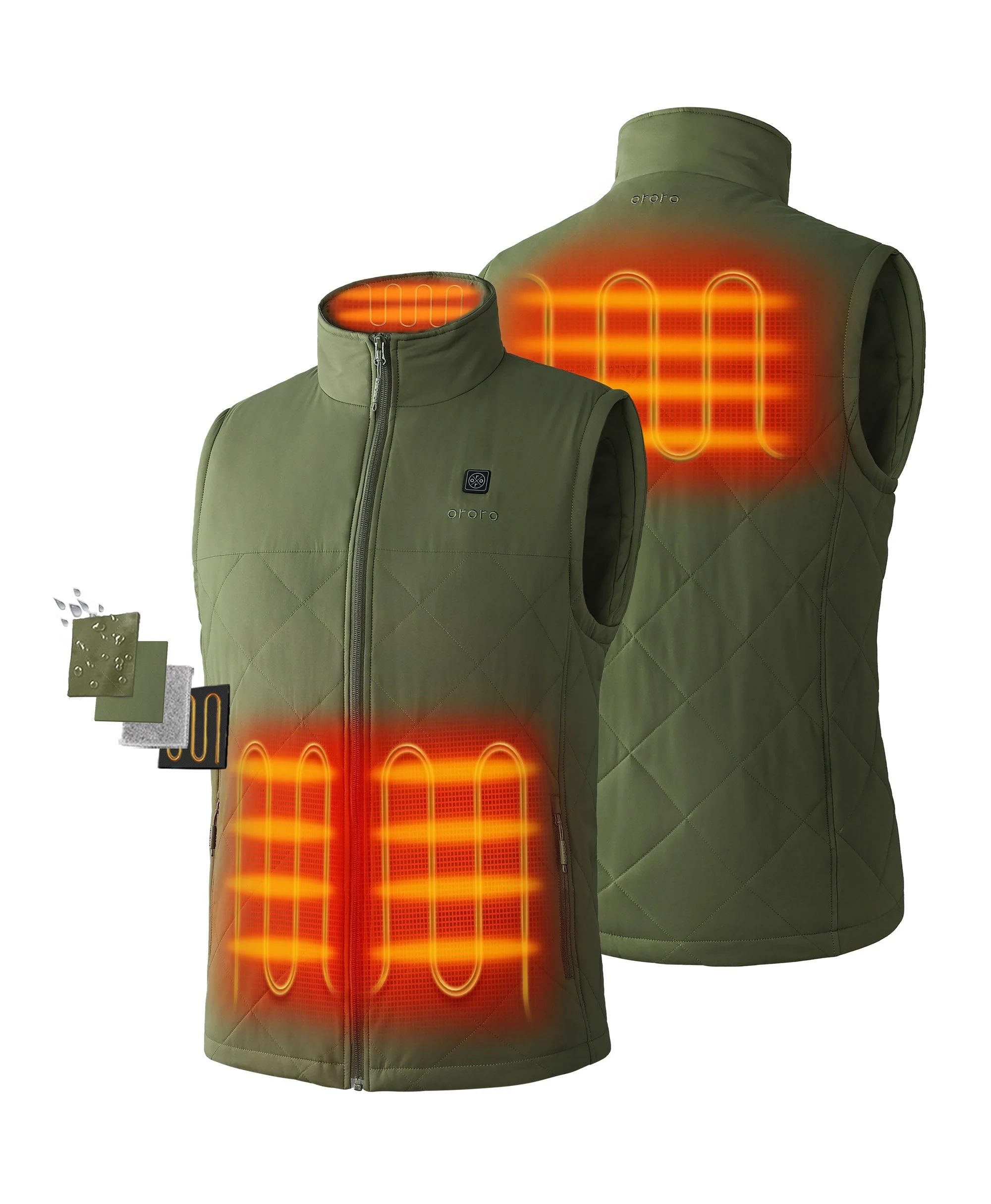 Men's Heated Quilted Vest (Apparel Only) - Image 17