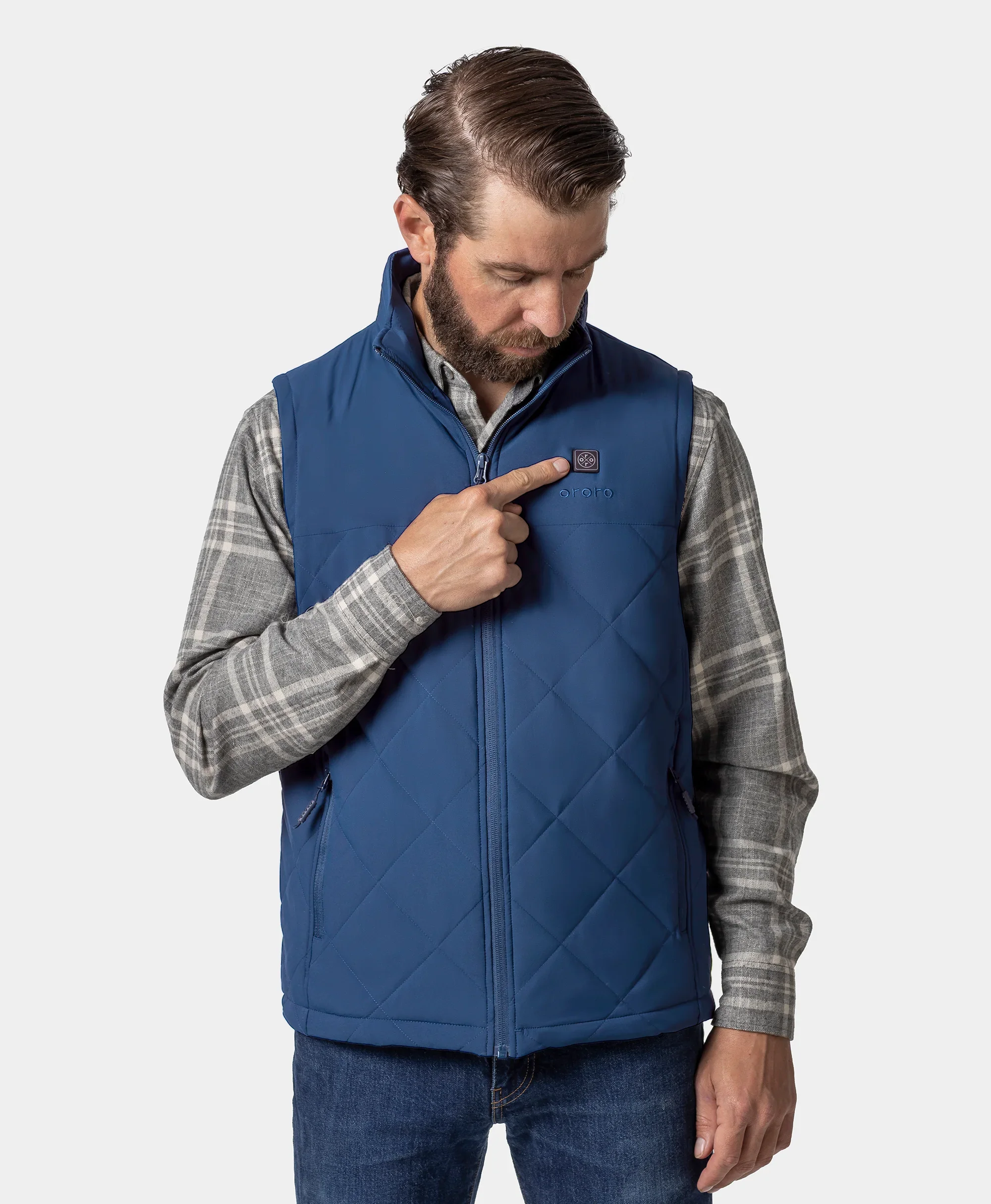 Men's Heated Quilted Vest - New Colors - Image 5