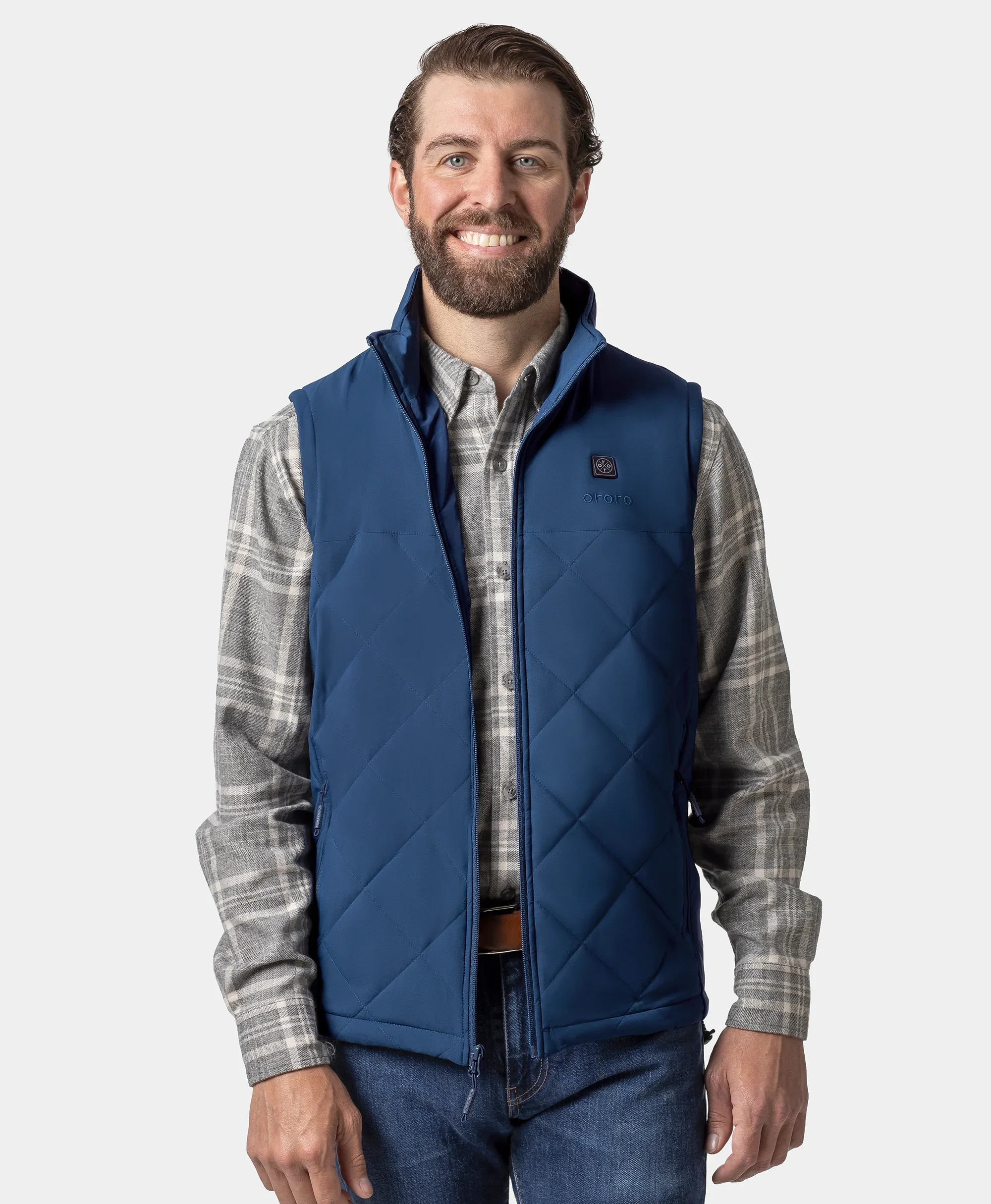 Men's Heated Quilted Vest - New Colors - Image 6