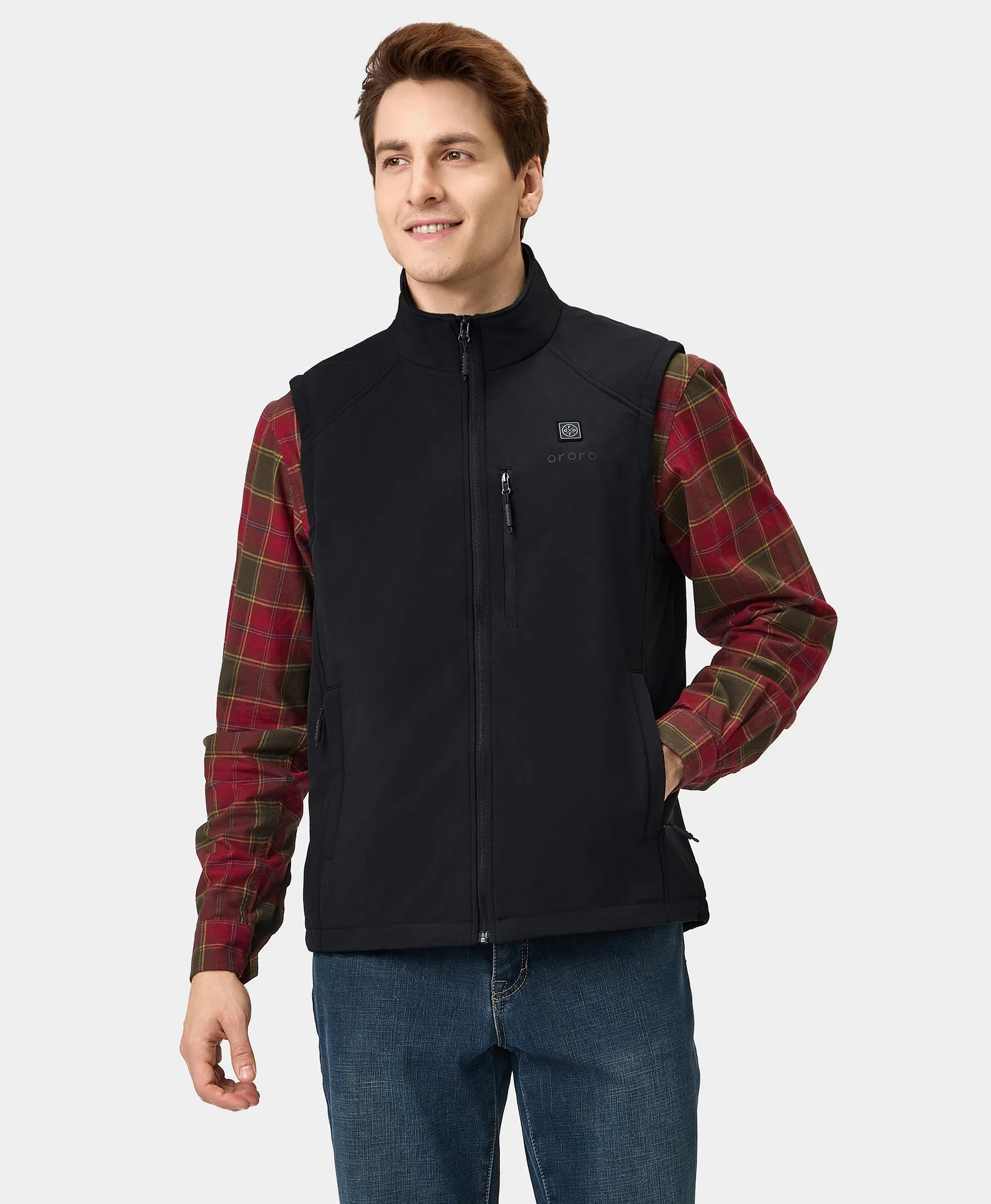 Men's Heated Softshell Vest - Lower Back Heating - Image 9