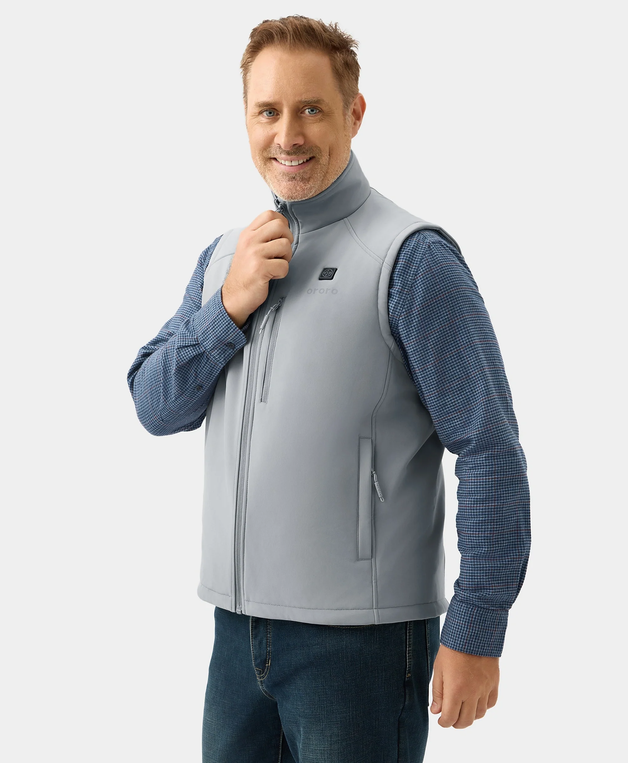 Men's Heated Softshell Vest - Lower Back Heating (Apparel Only) - Image 5