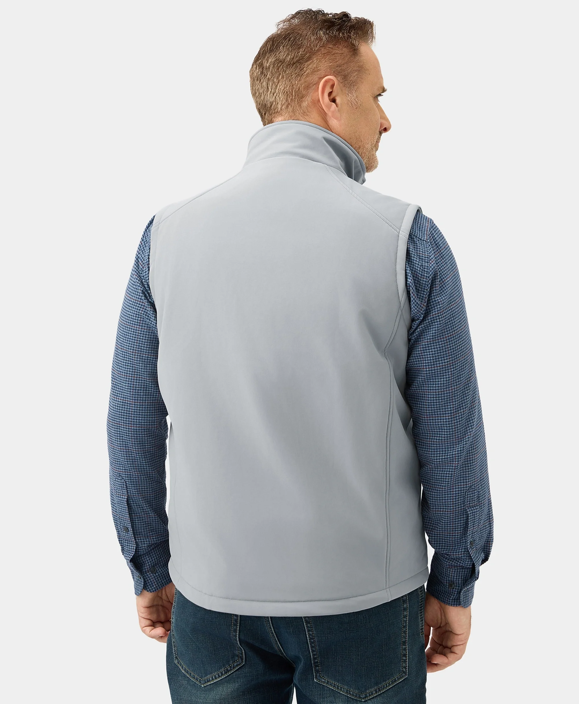 Men's Heated Softshell Vest - Lower Back Heating (Apparel Only) - Image 6