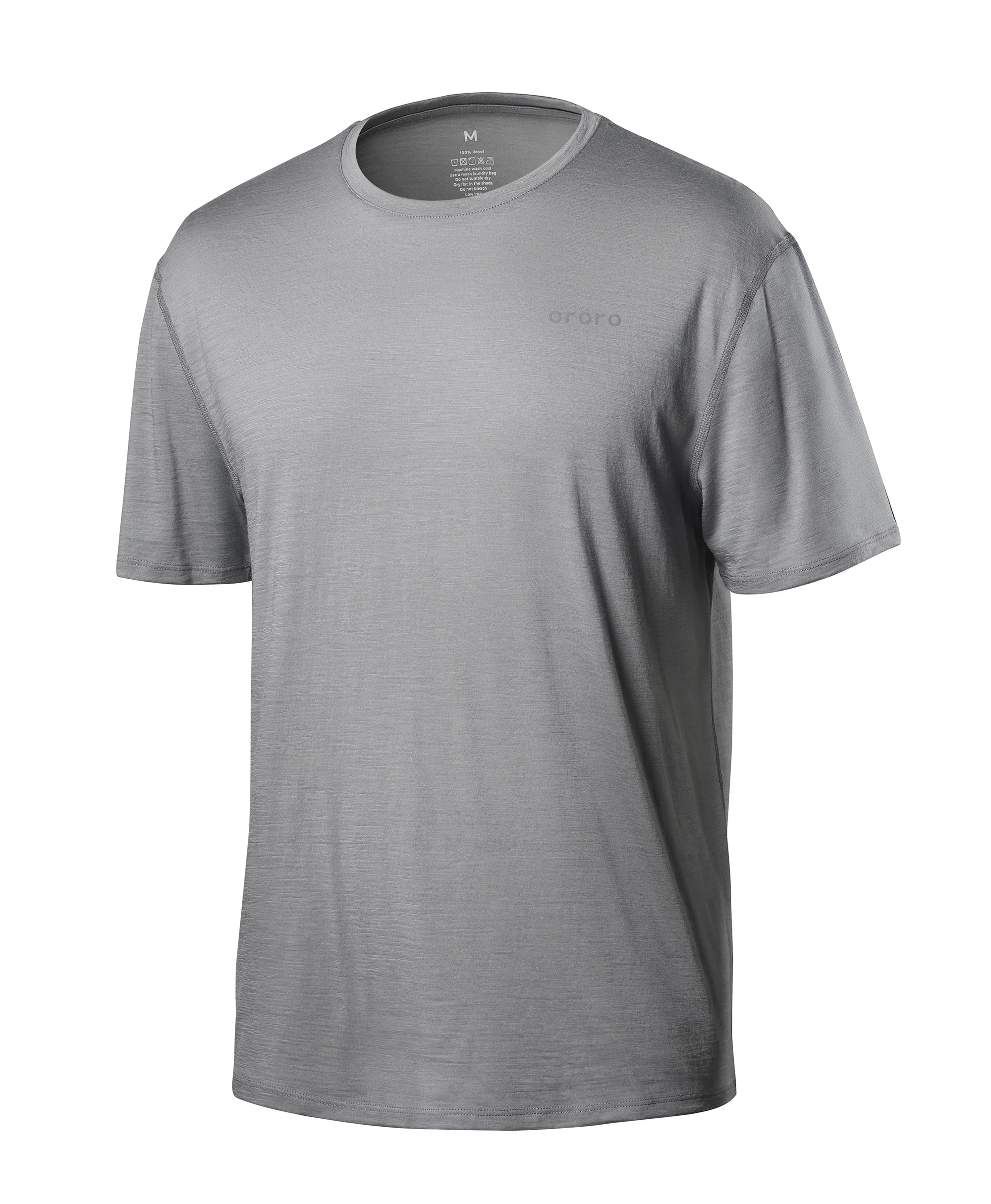 Men’s Short Sleeve 100% Wool T-Shirt (Final Sale) - Image 12
