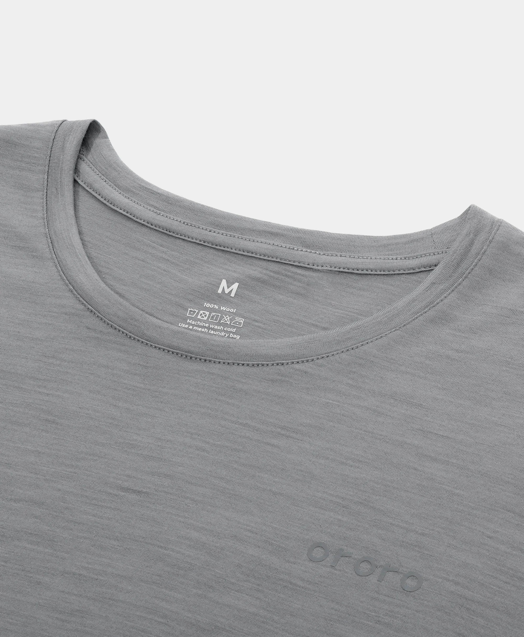 Men’s Short Sleeve 100% Wool T-Shirt (Final Sale) - Image 15