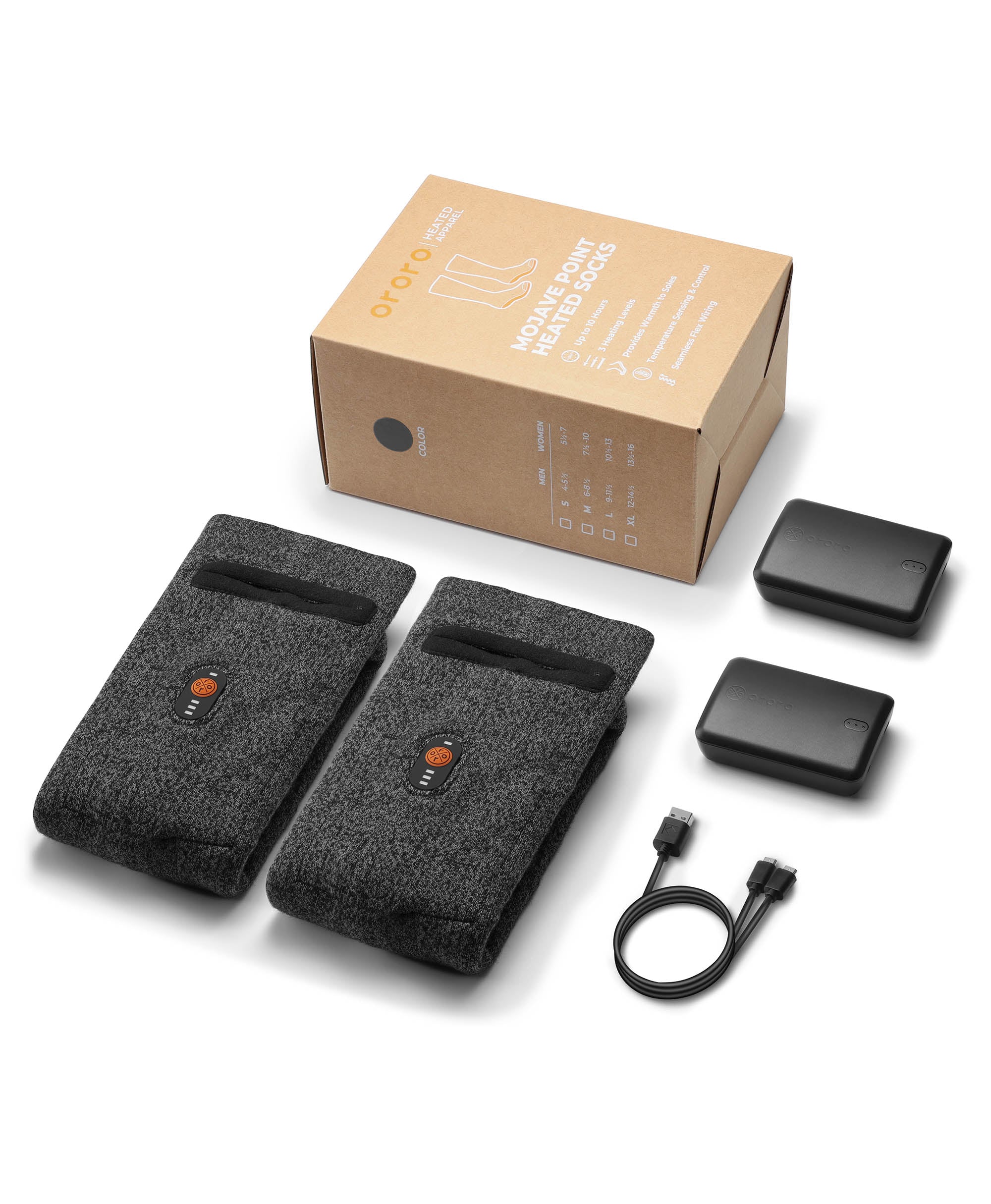 Mojave Point Unisex Heated Socks 3.5 - Image 36