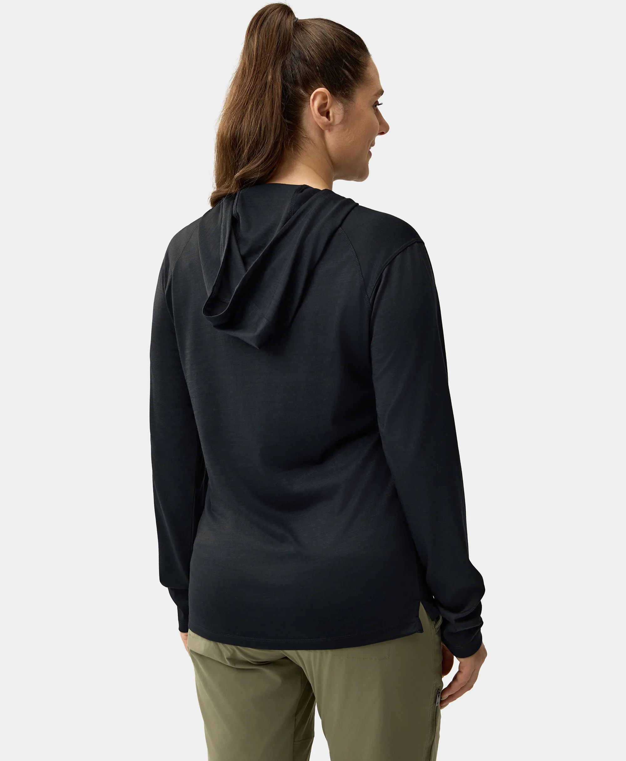Aoraki Unisex Merino Wool Blend Baselayer - Black - Image 9