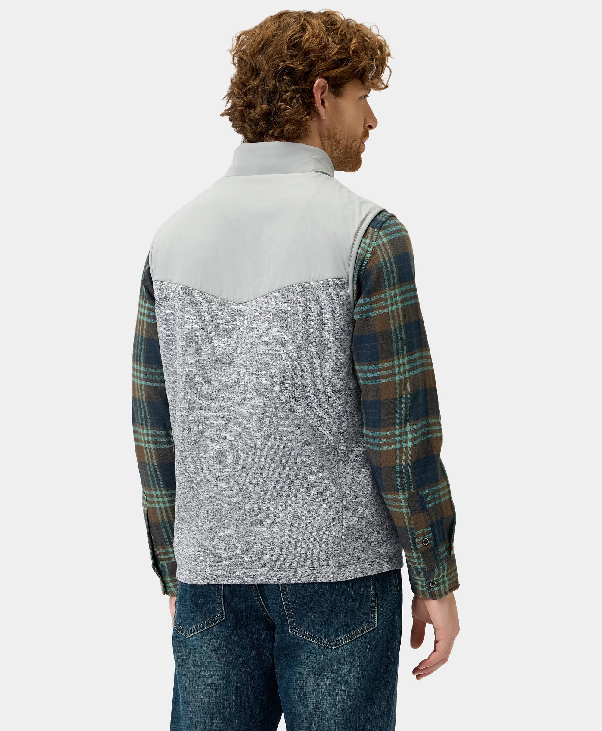 Augusta Men's Heated Sweater Fleece Vest (Apparel Only) - Image 4