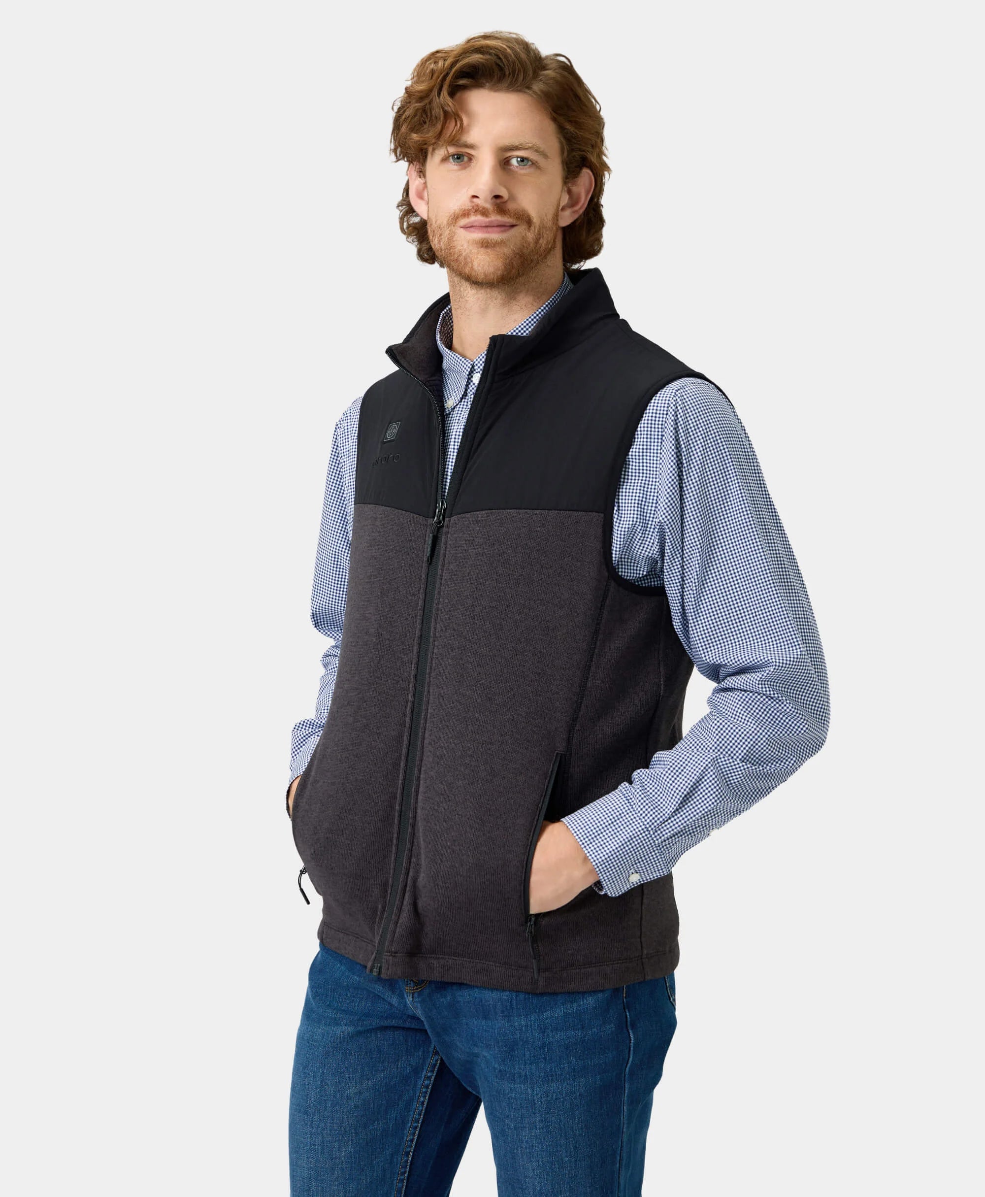 Augusta Men's Heated Sweater Fleece Vest (Apparel Only) - Image 14