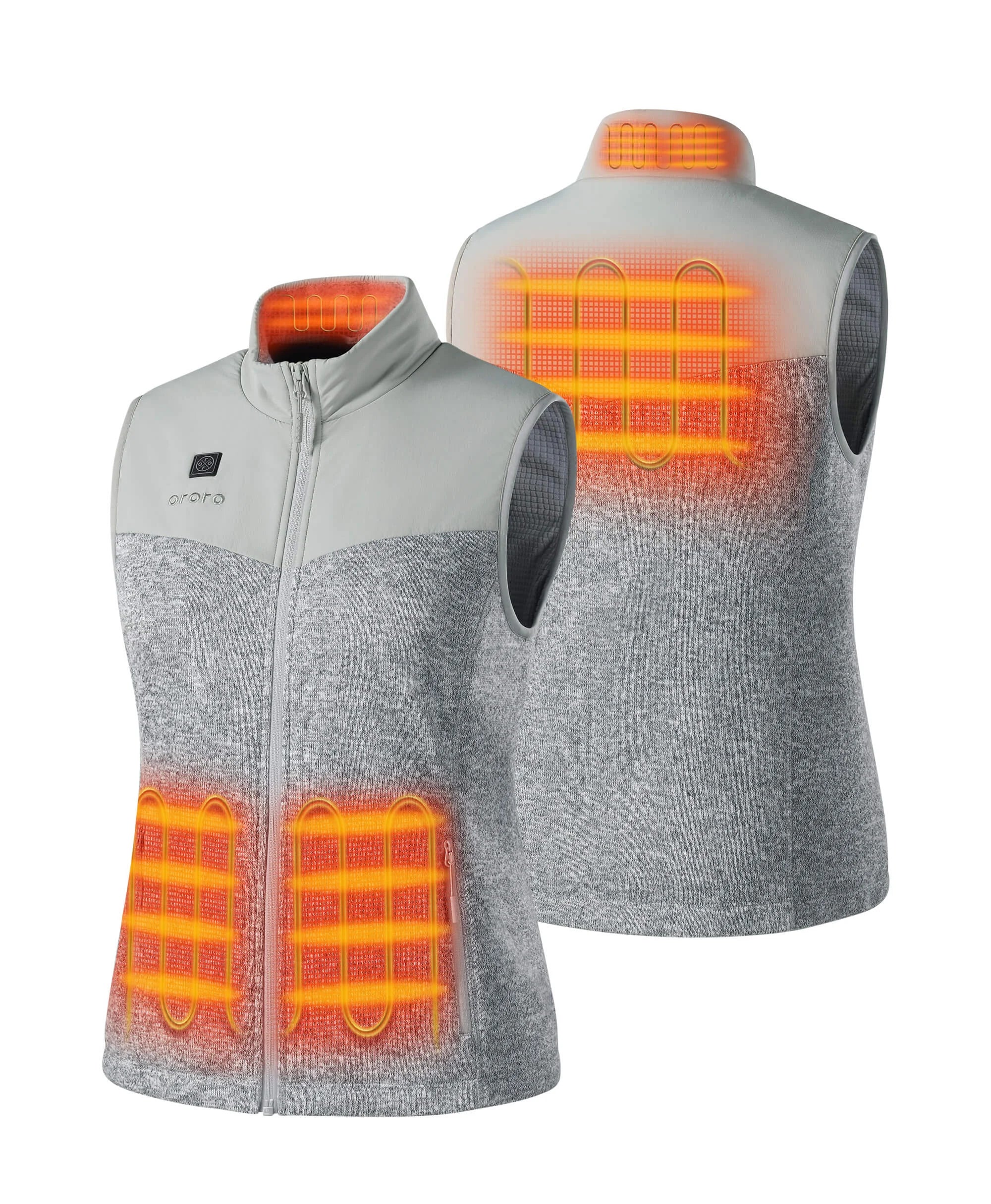 Augusta Women's Heated Sweater Fleece Vest - Image 13