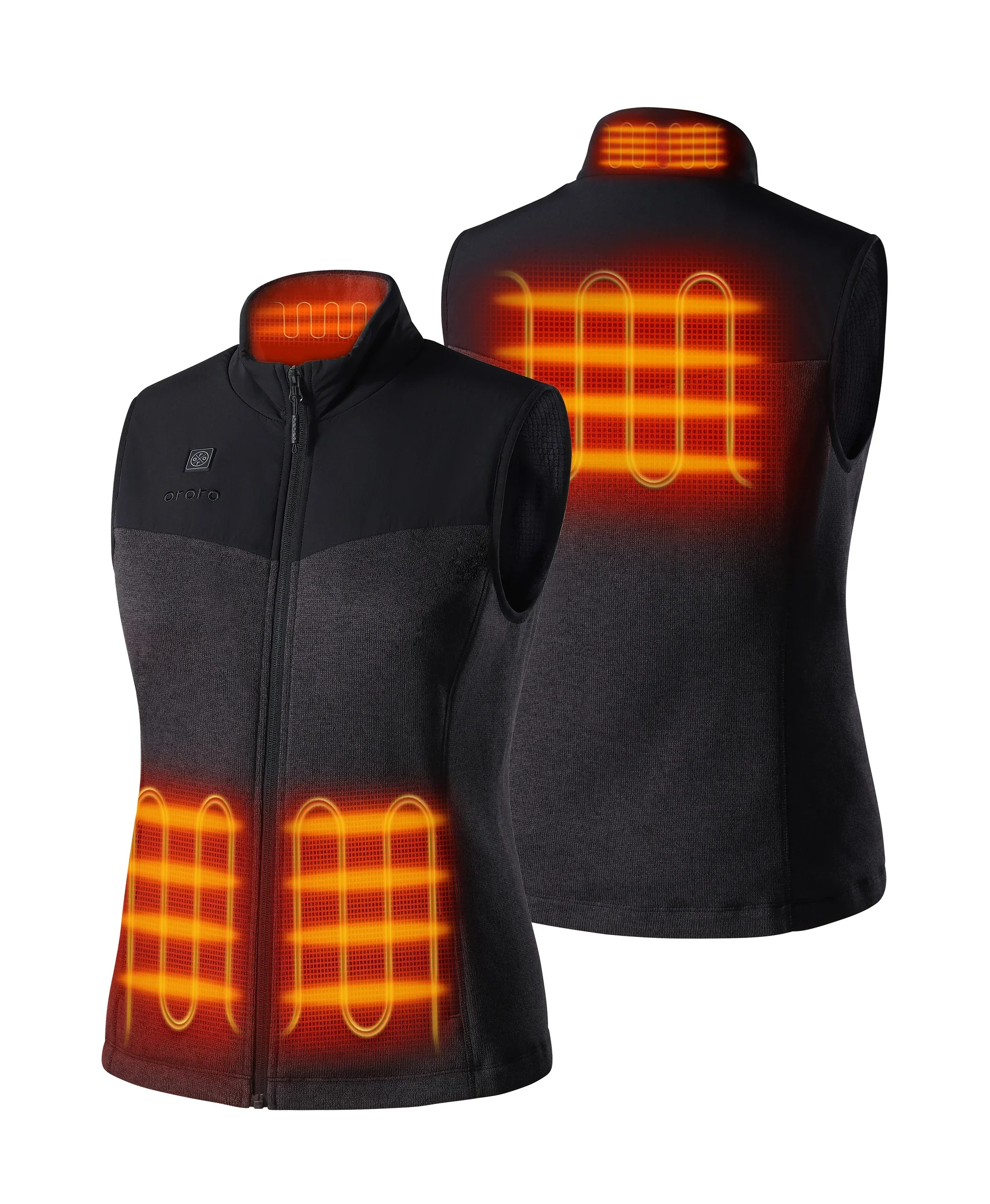 Augusta Women's Heated Sweater Fleece Vest - Image 2