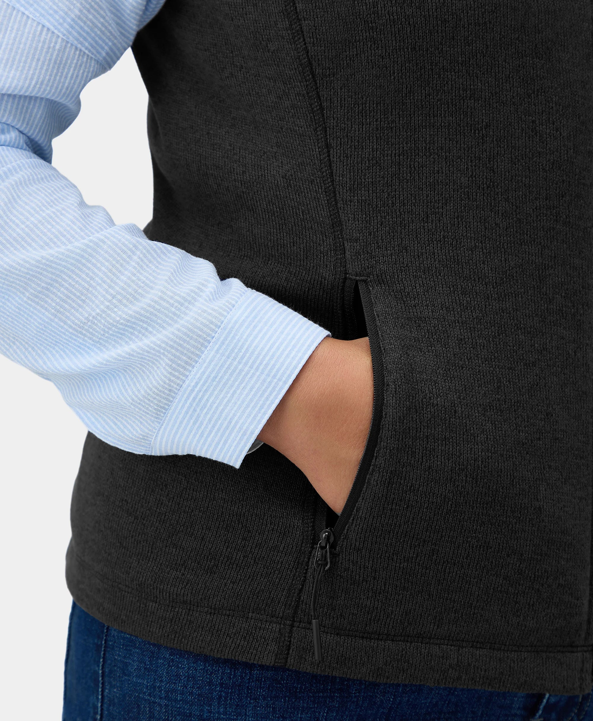 Augusta Women's Heated Sweater Fleece Vest - Image 8