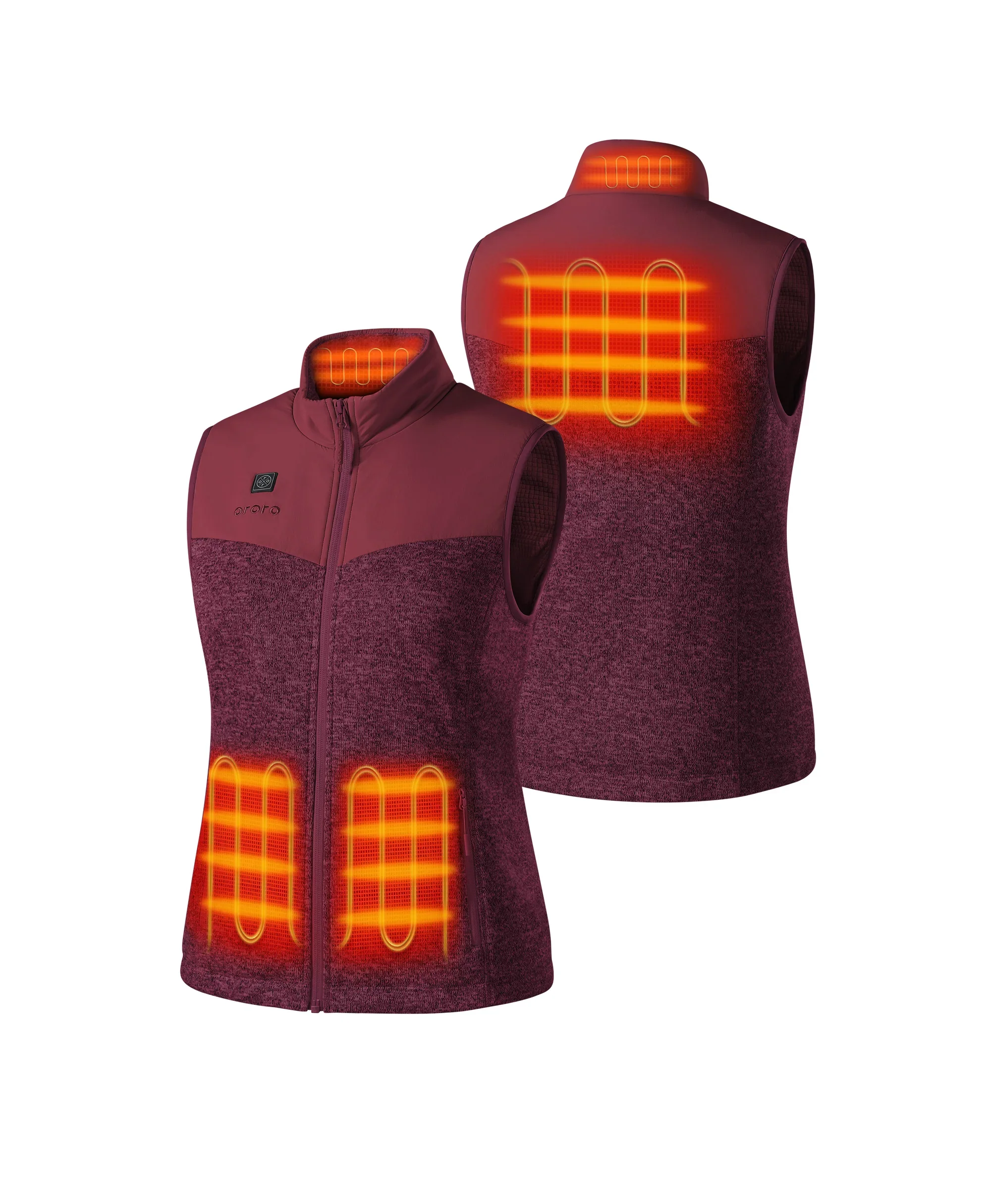 Augusta Women's Heated Sweater Fleece Vest - Image 25