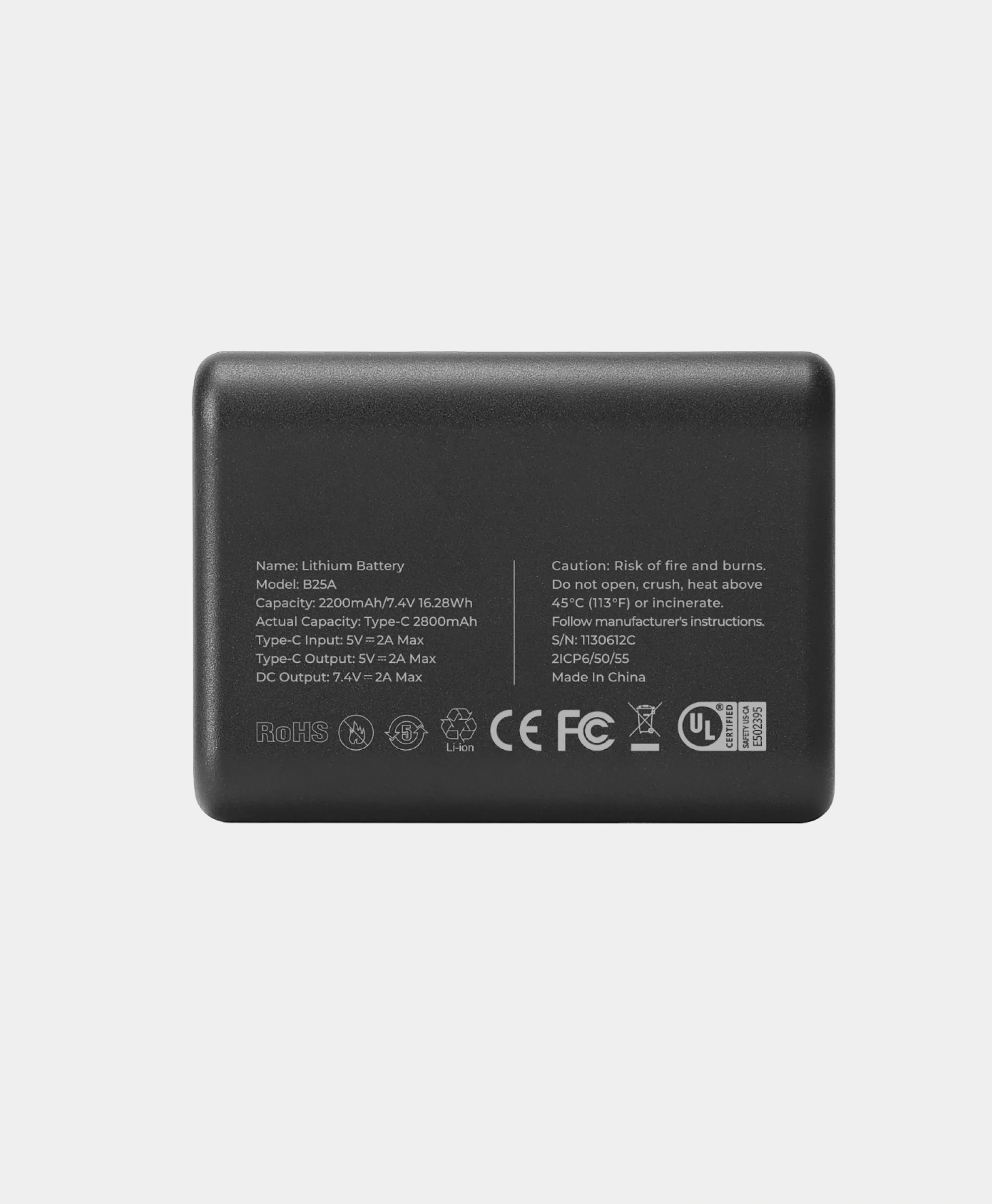 B25A Rechargeable Battery (2200 mAh, with USB-C Port) - Image 8